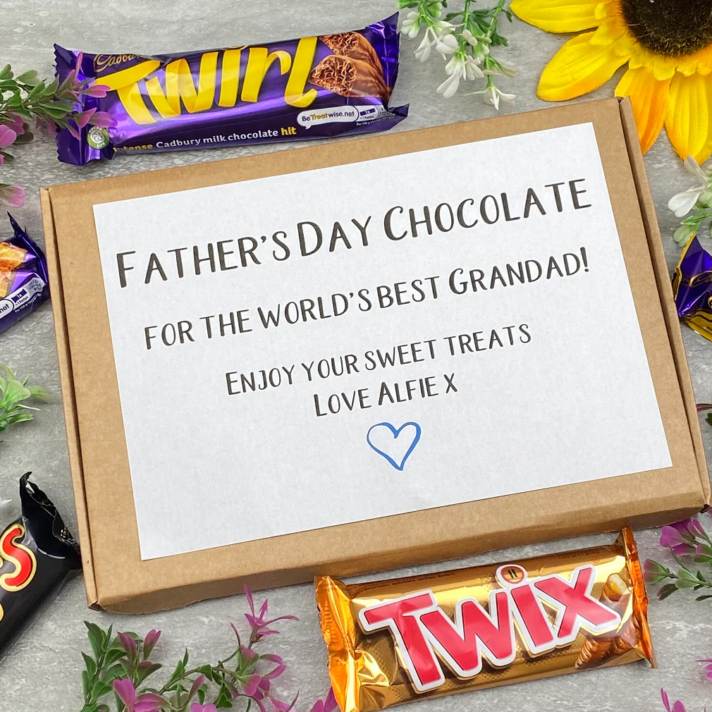 Father's Day Chocolate For The Worlds Best Grandad/Dad - Image 5