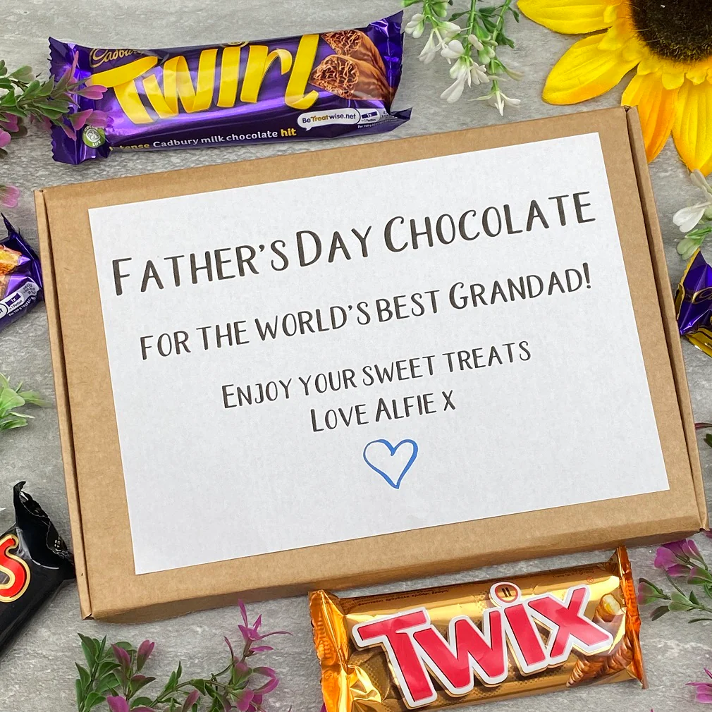 Father's Day Chocolate For The Worlds Best Grandad/Dad - Image 7