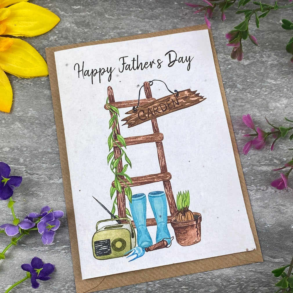 Fathers Day Garden Plantable Seed Card - Image 10