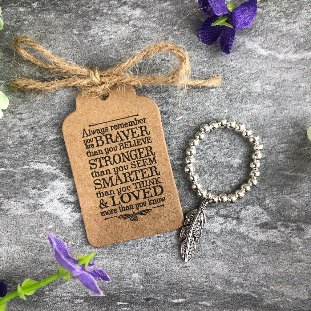 Feather Stretch Ring