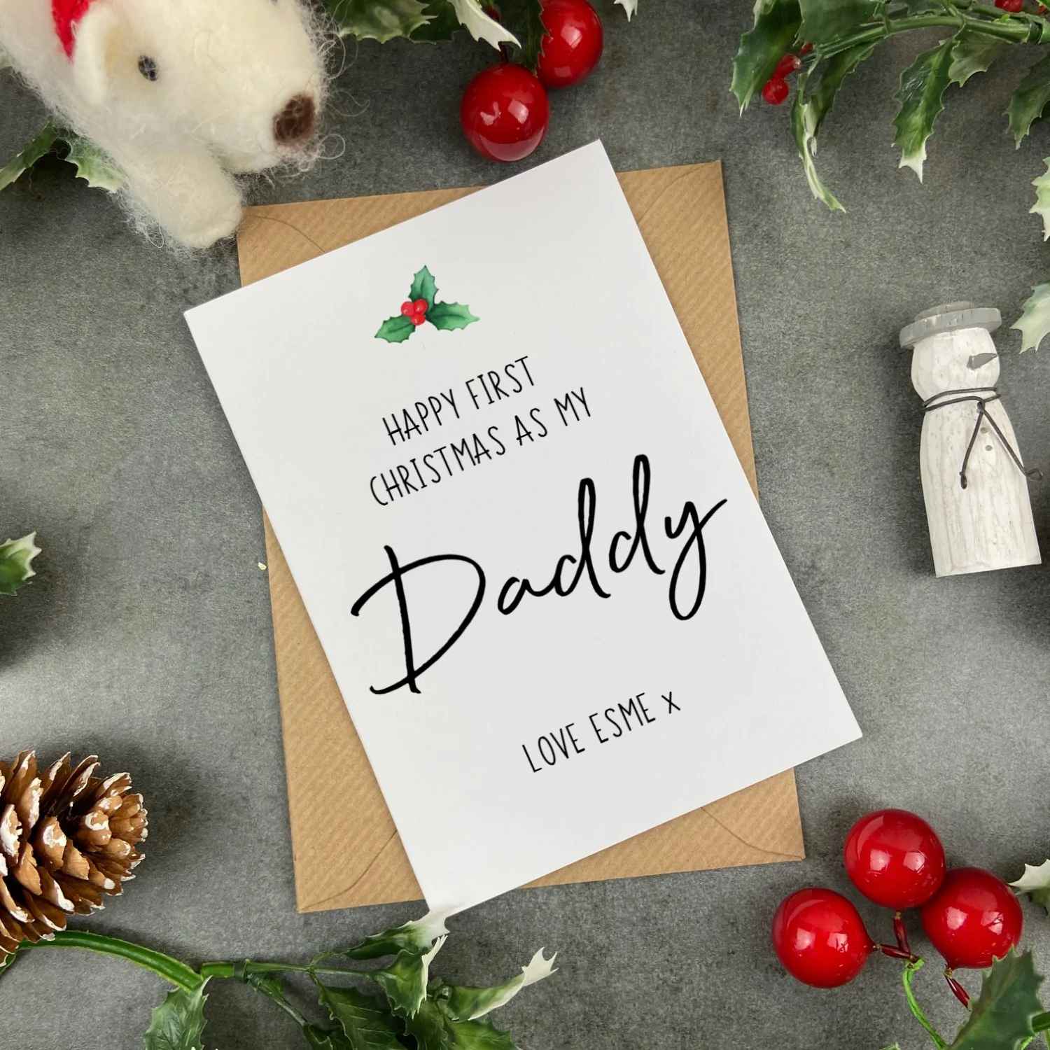 First Christmas As My Daddy Card - Image 2