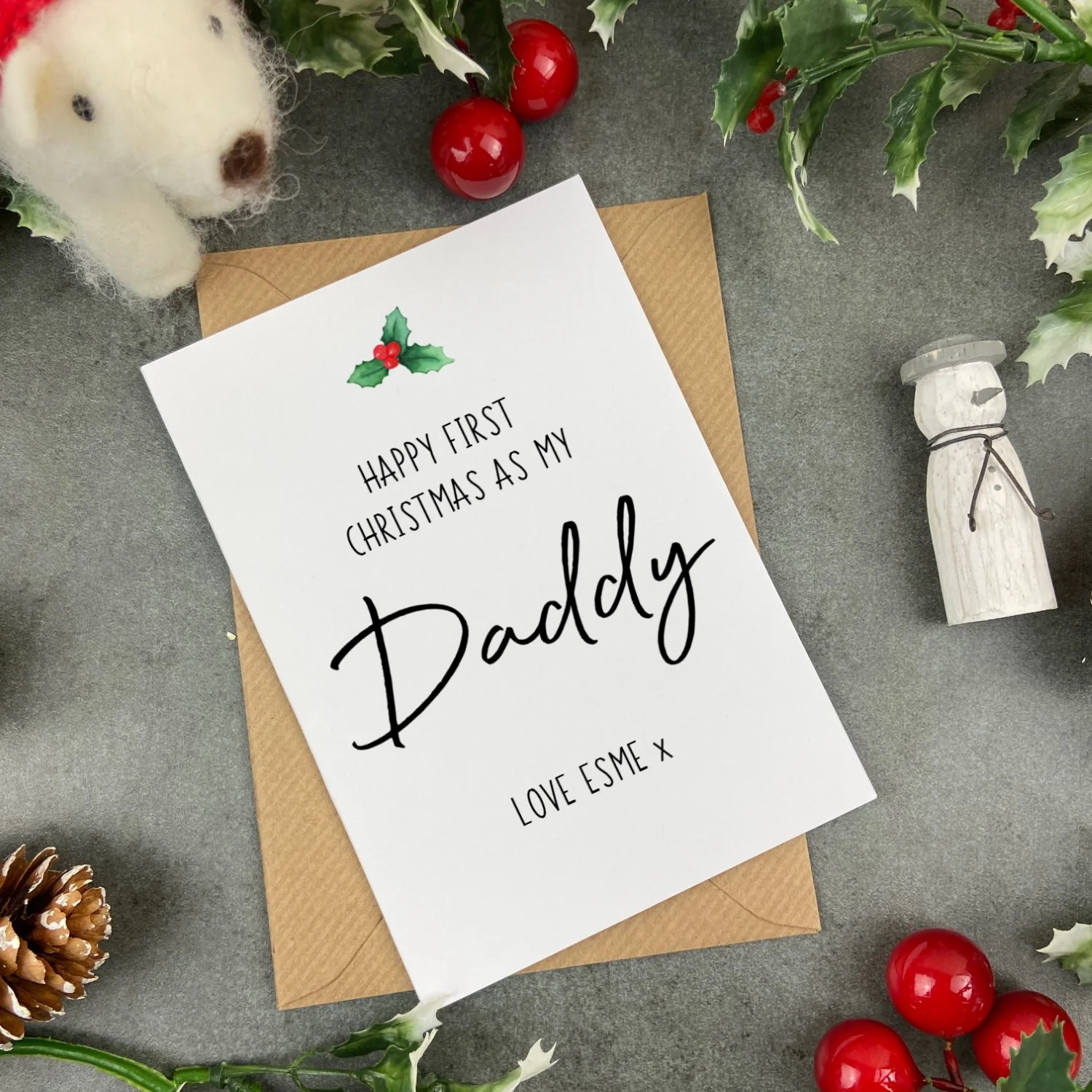 First Christmas As My Daddy Card - Image 3
