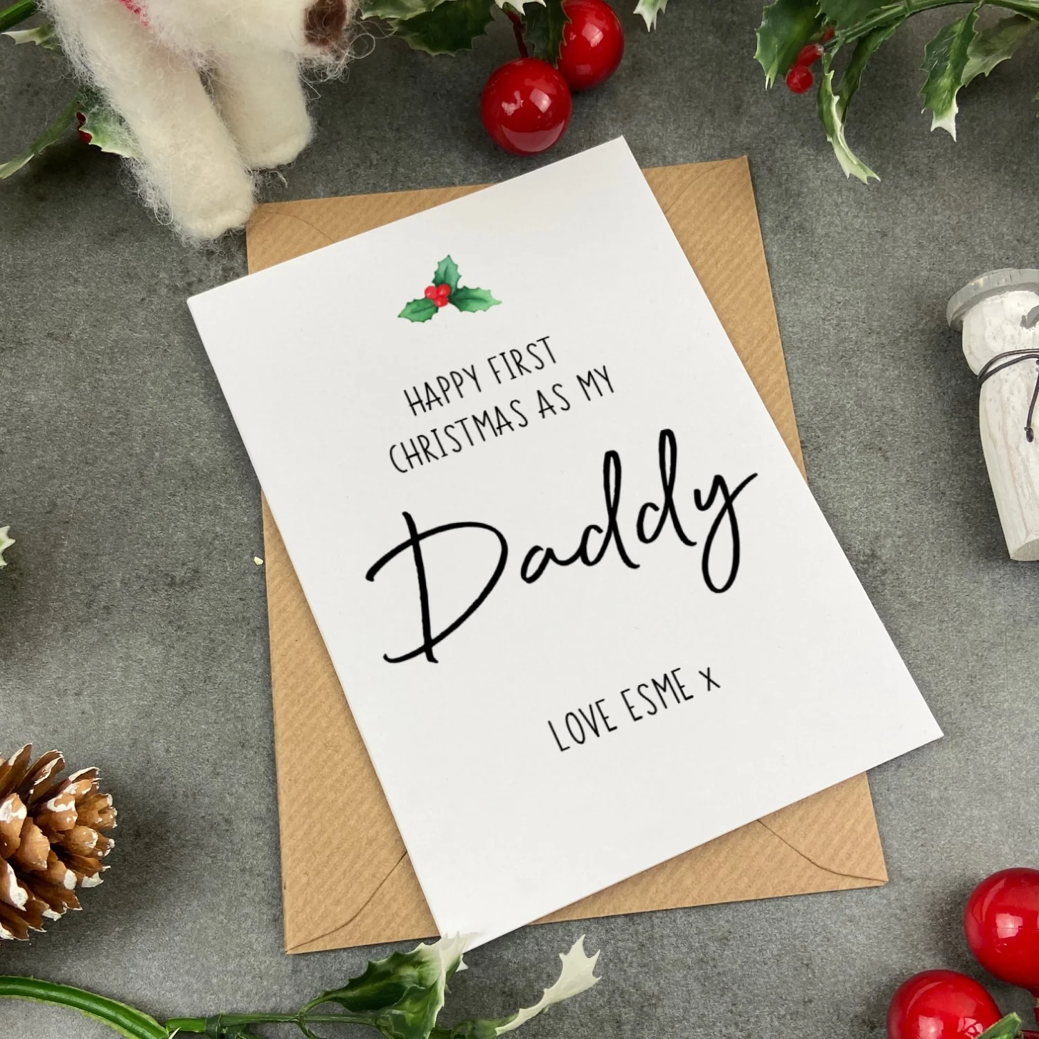 First Christmas As My Daddy Card - Image 5