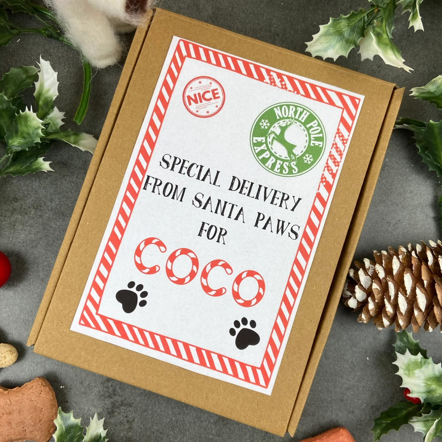 £5.00 Stocking Filler! 2 x Personalised Boxes Of Dog Treats - Image 4