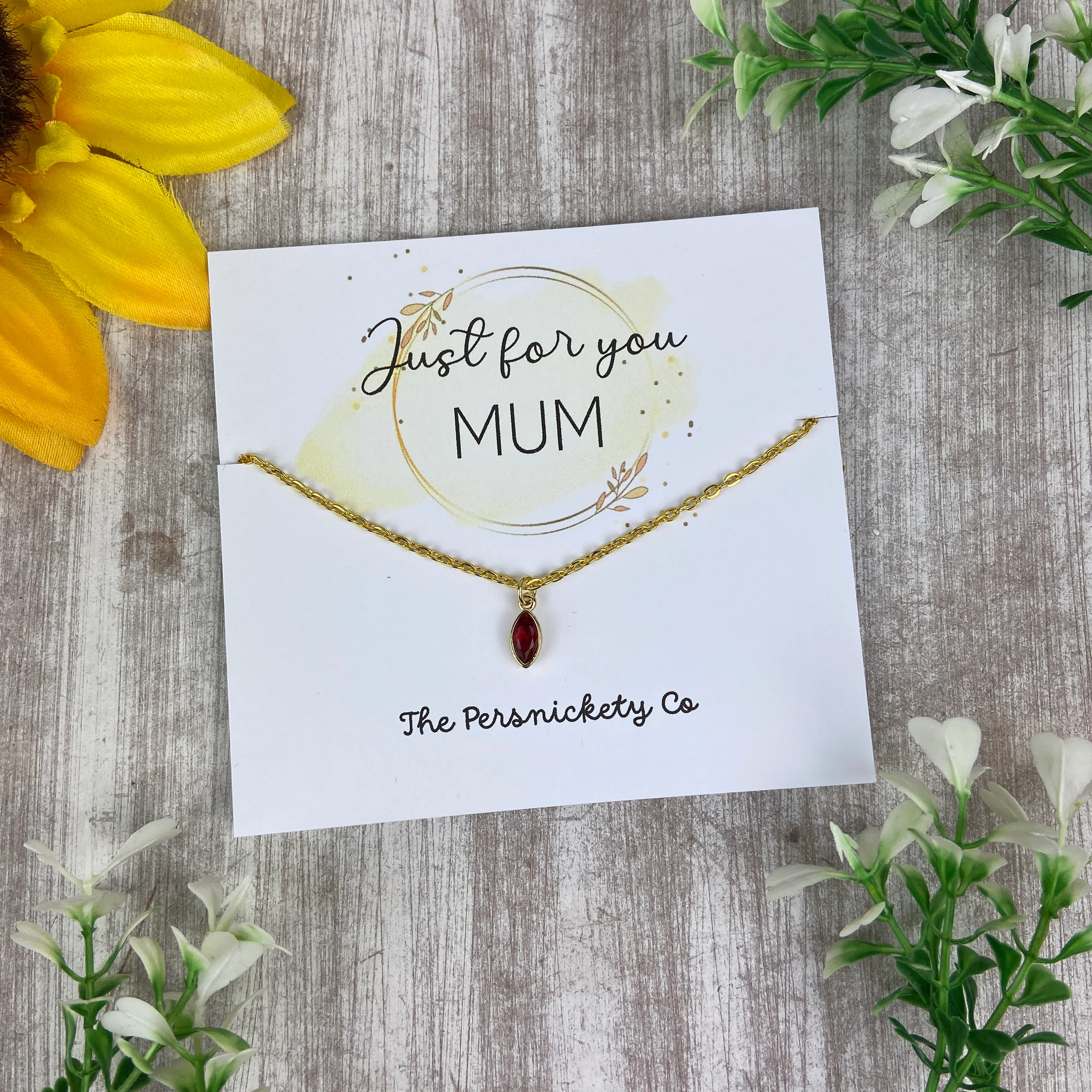 Just For You Mum - Birthstone Necklace - Image 10