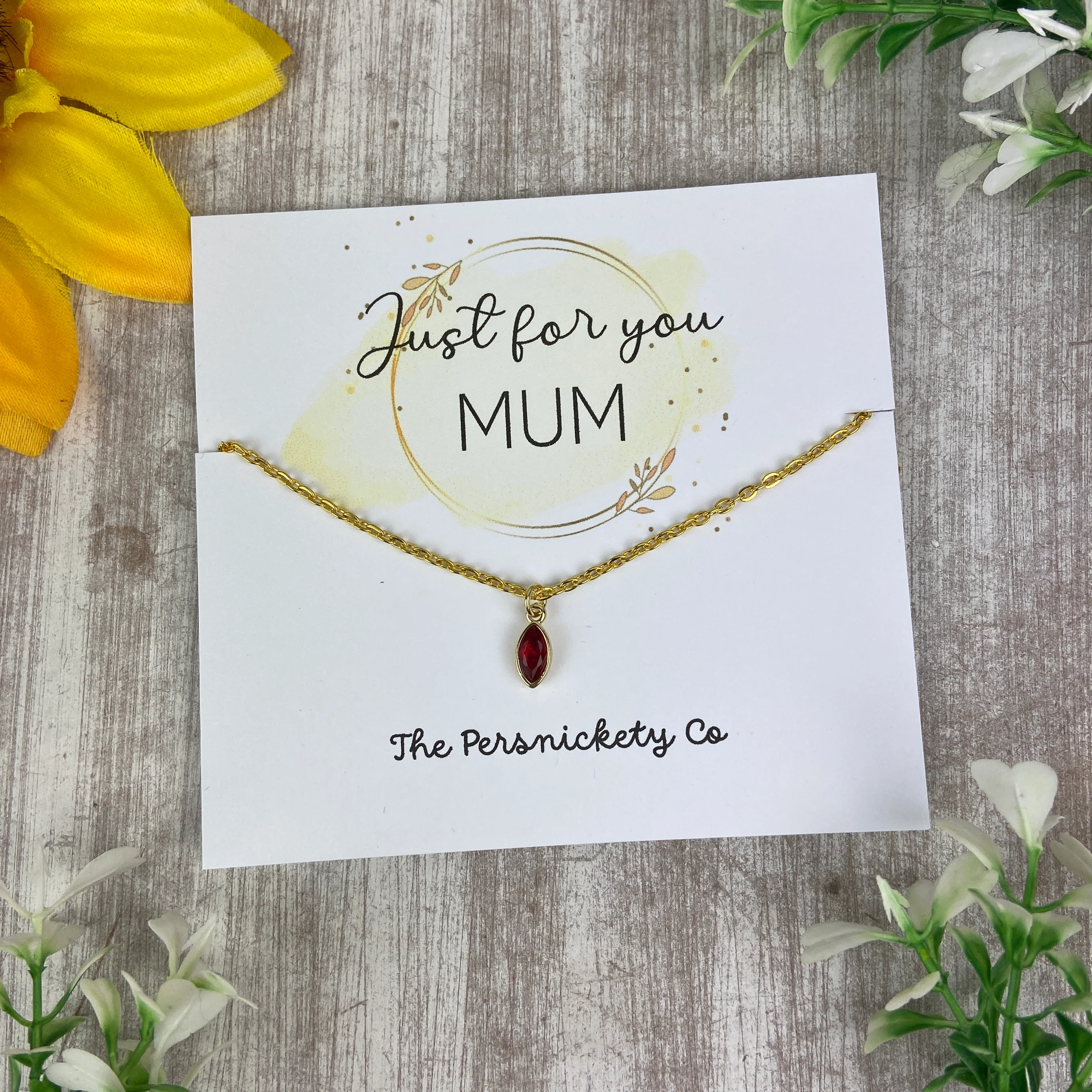 Just For You Mum - Birthstone Necklace - Image 12