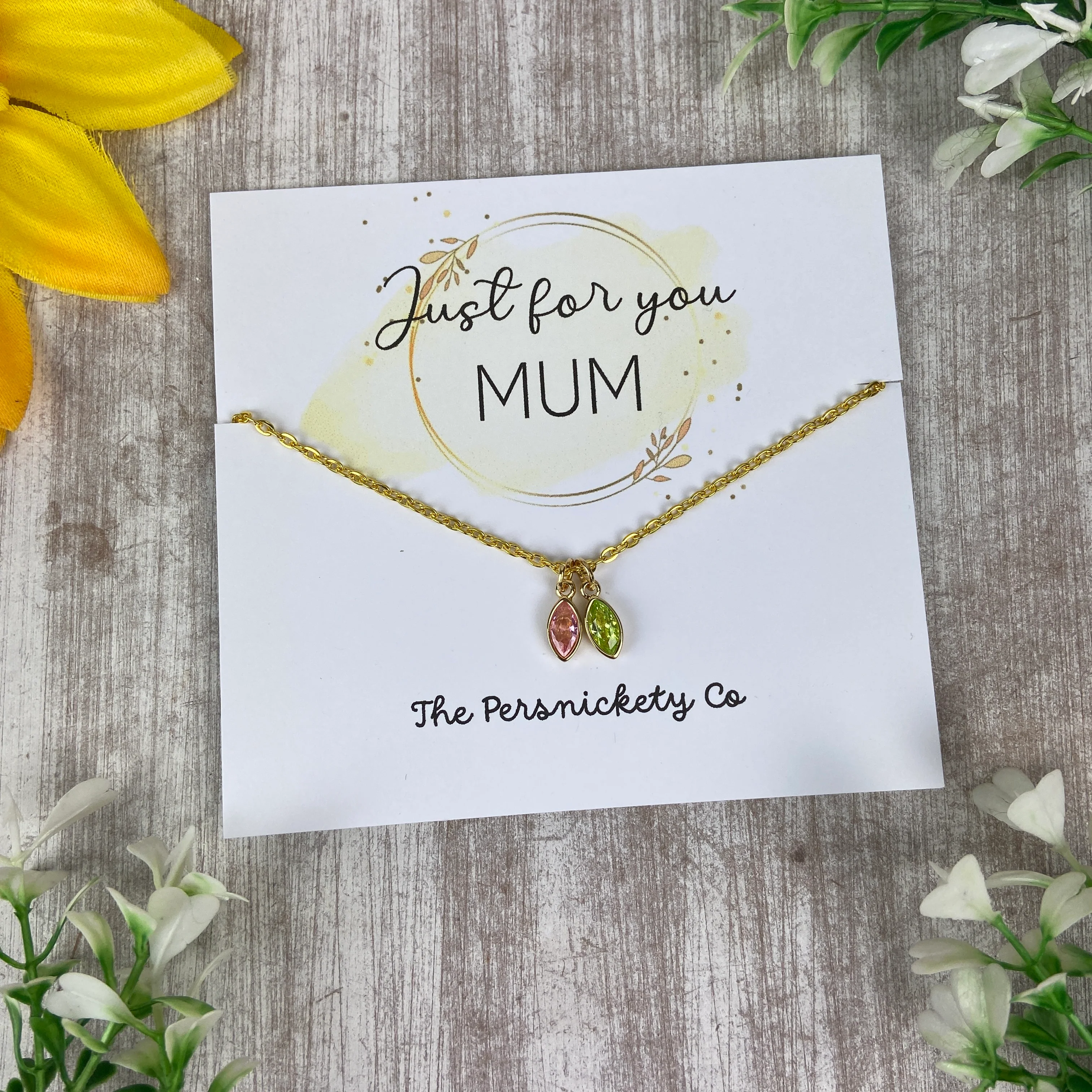 Just For You Mum - Birthstone Necklace - Image 3