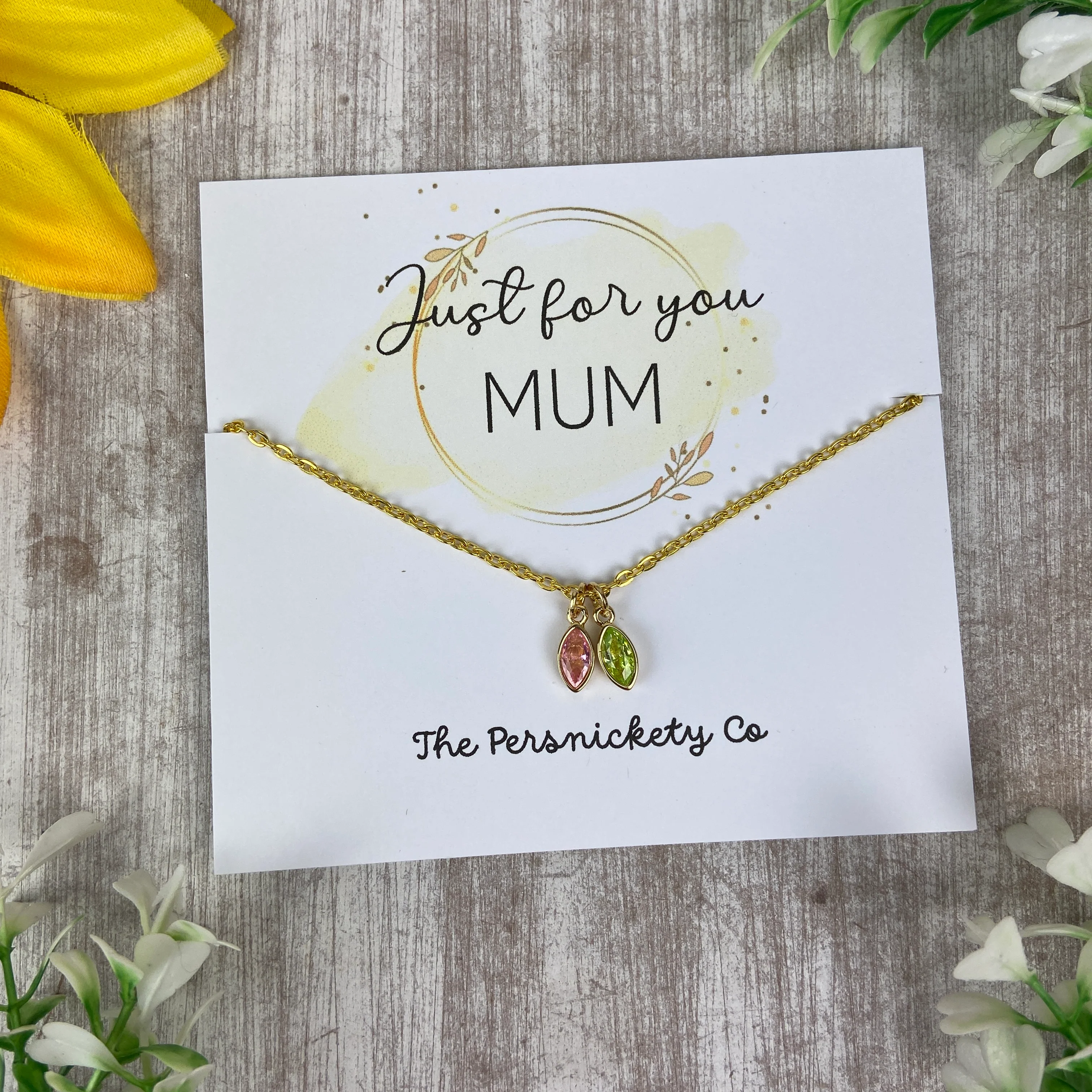 Just For You Mum - Birthstone Necklace - Image 5