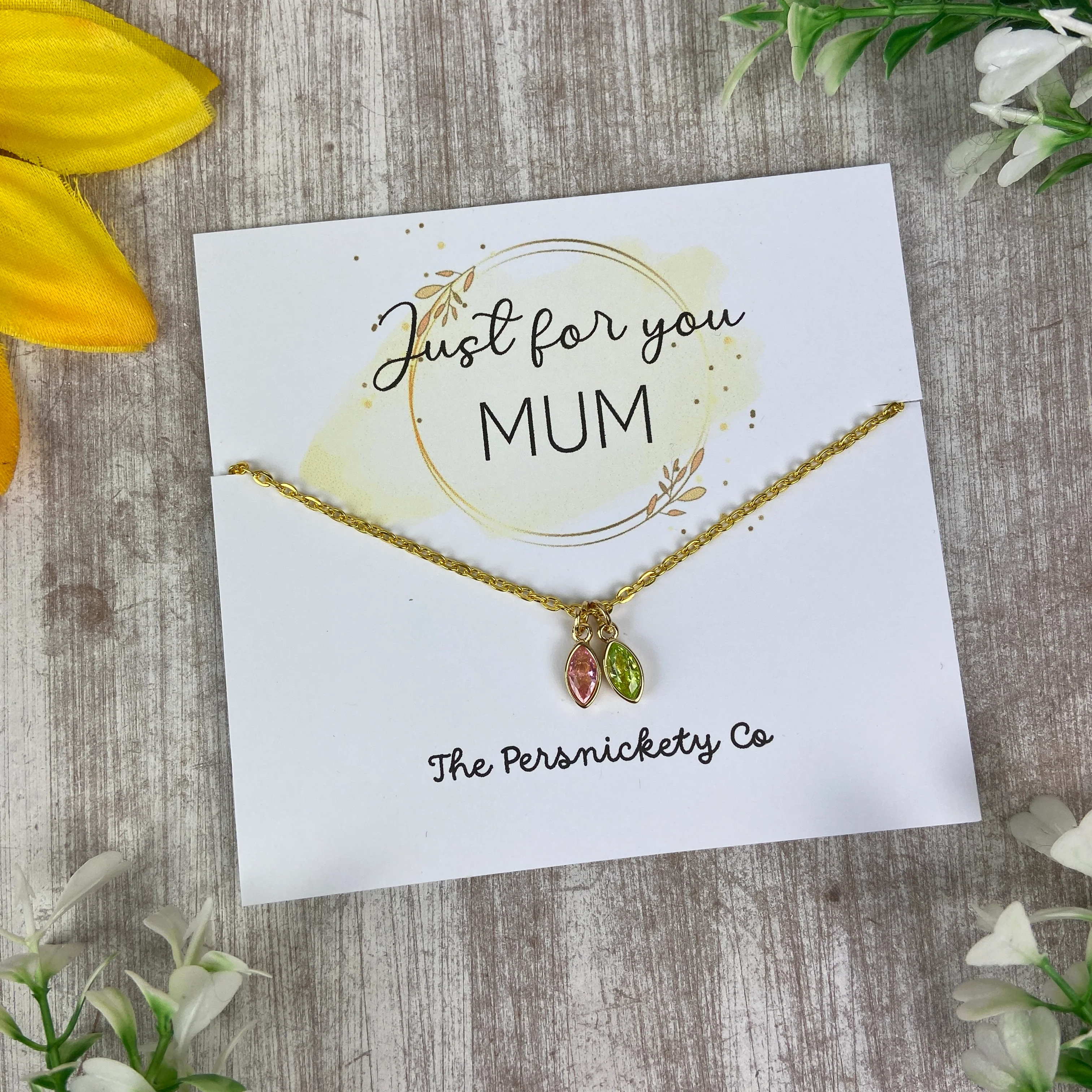 Just For You Mum - Birthstone Necklace - Image 6