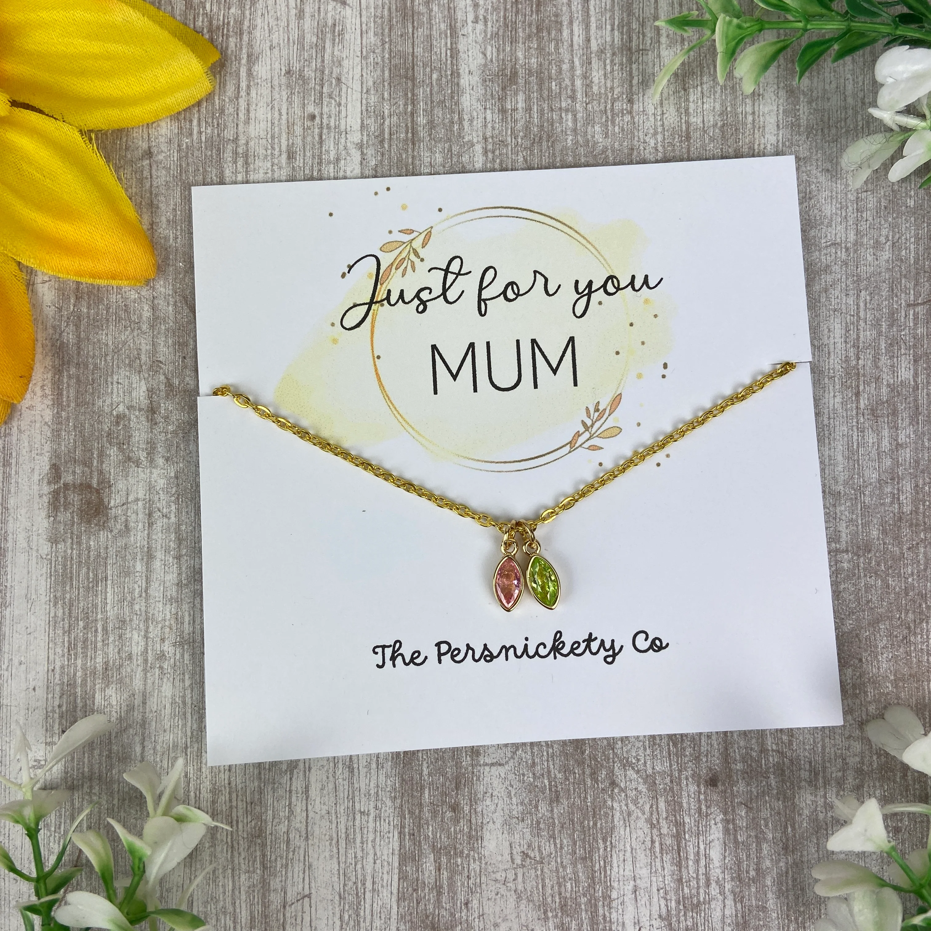 Just For You Mum - Birthstone Necklace - Image 7