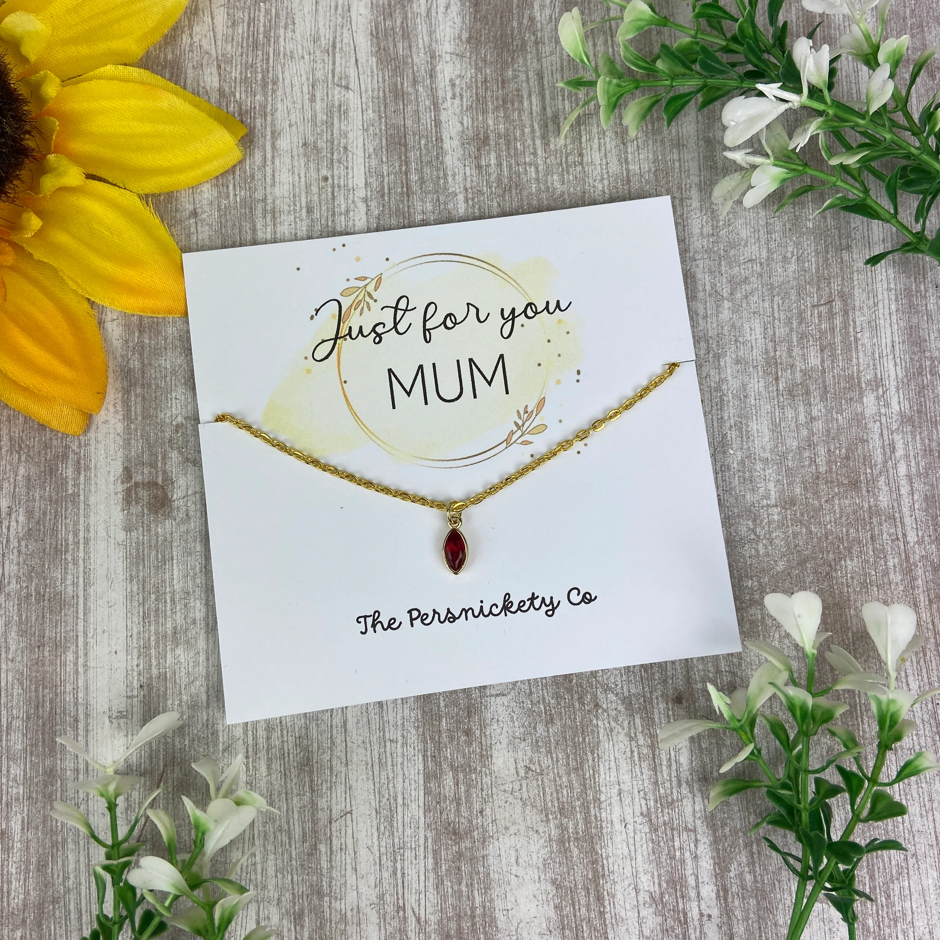 Just For You Mum - Birthstone Necklace - Image 8