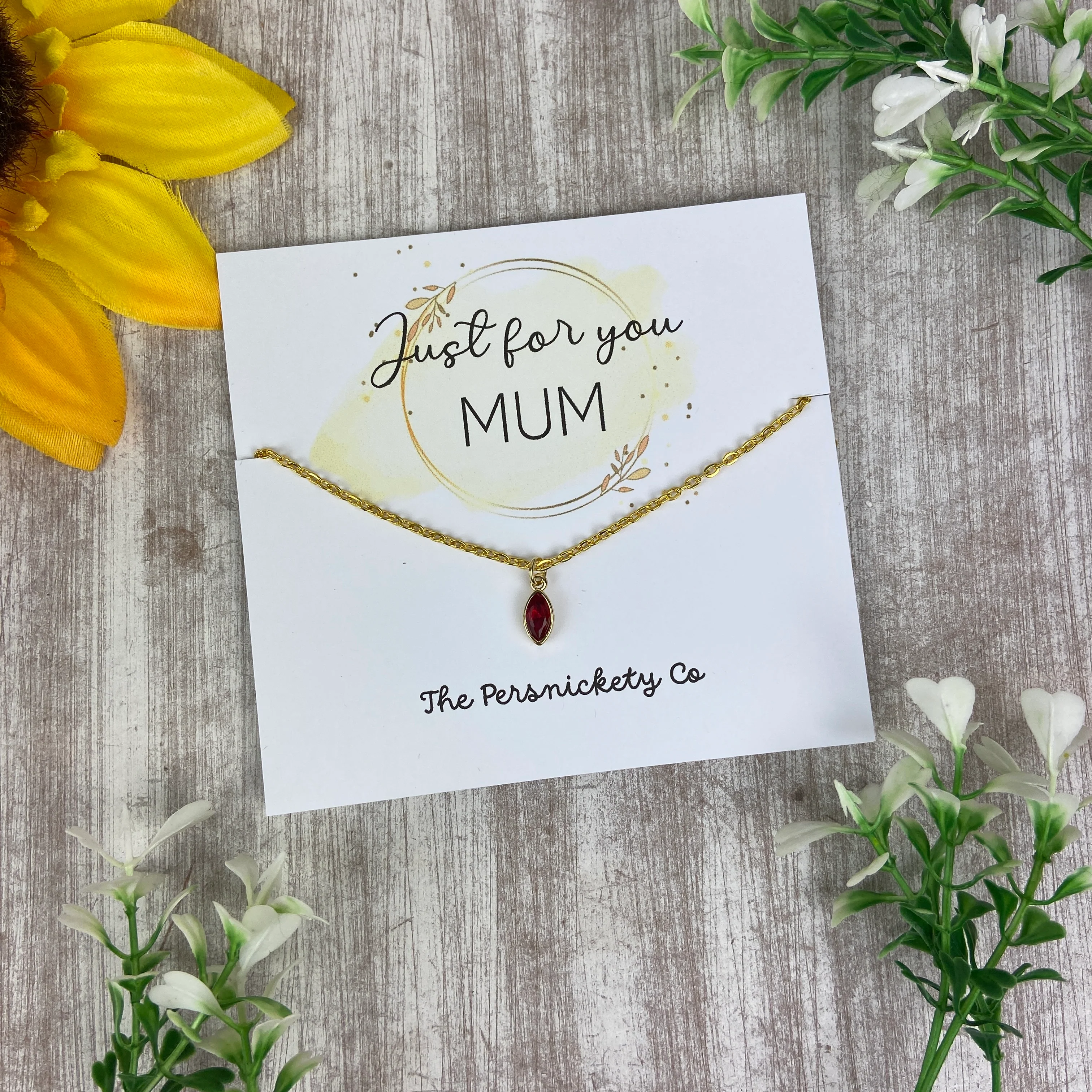 Just For You Mum - Birthstone Necklace - Image 9