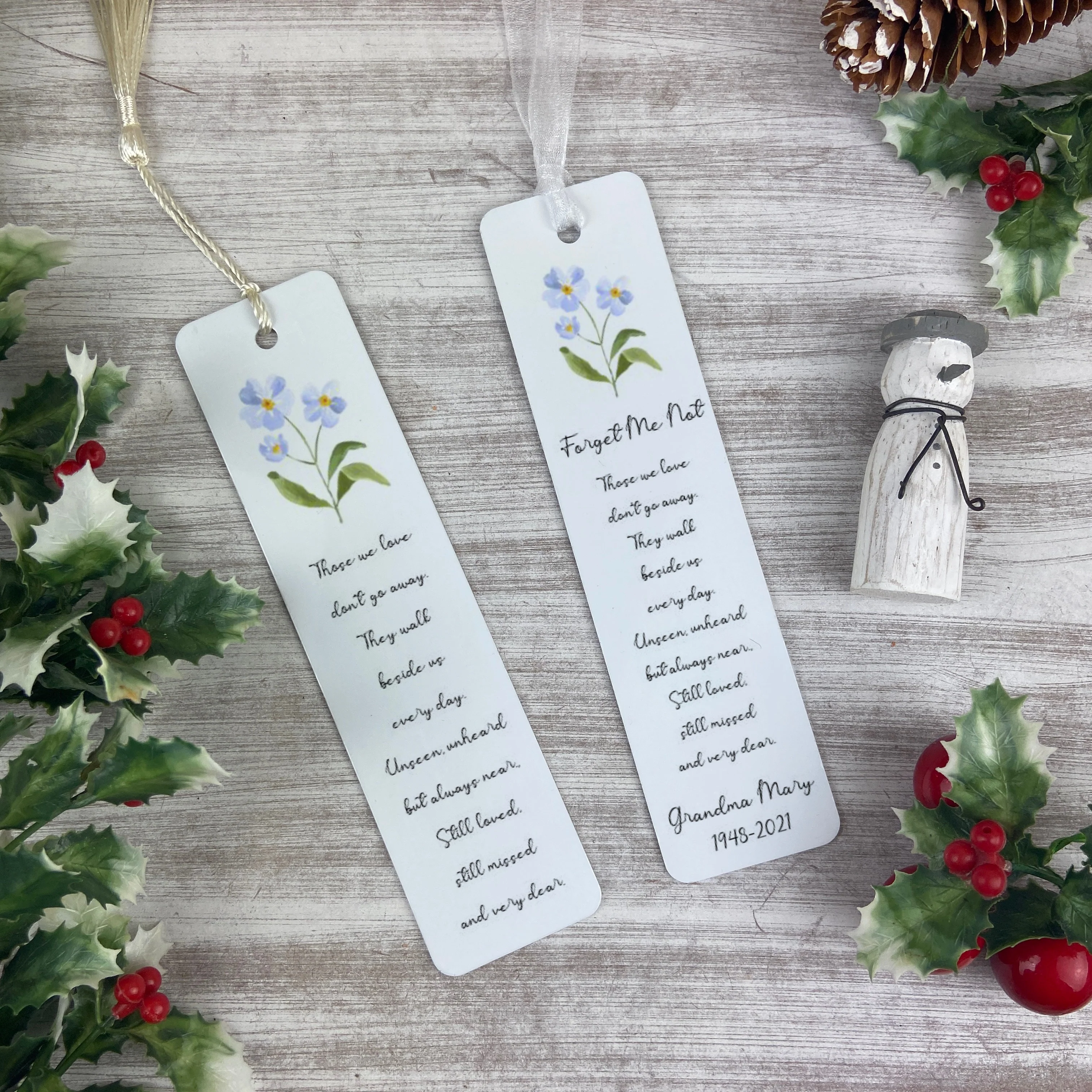 Forget Me Not Bookmark