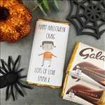 Frankenstein Happy Halloween - Personalised Chocolate Bar - Image 2