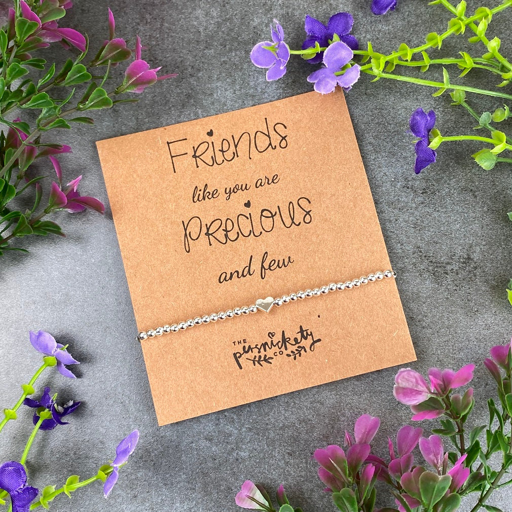 Friends Like You Are Precious And Few Beaded Bracelet - Image 4