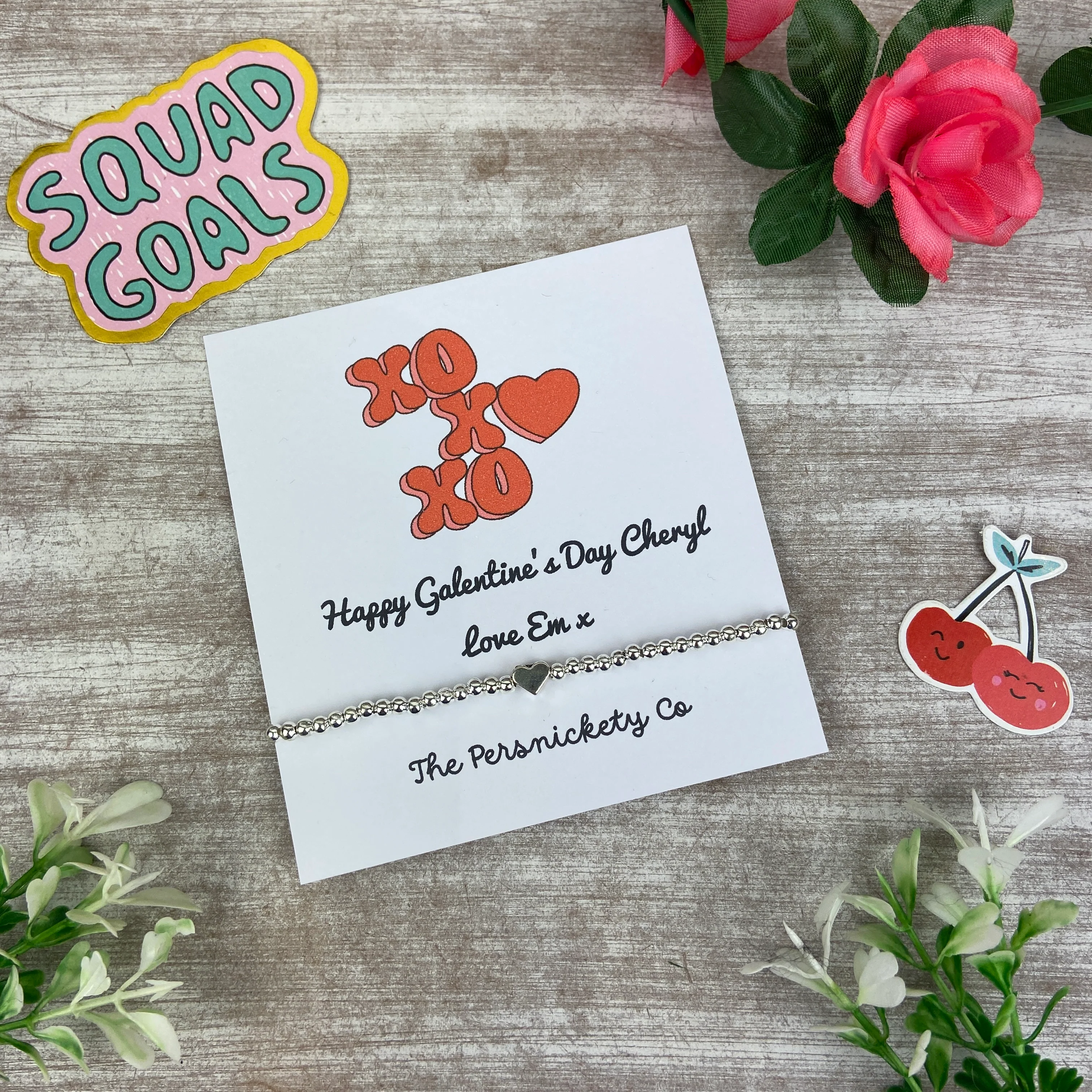 Galentine’s Beaded Bracelet