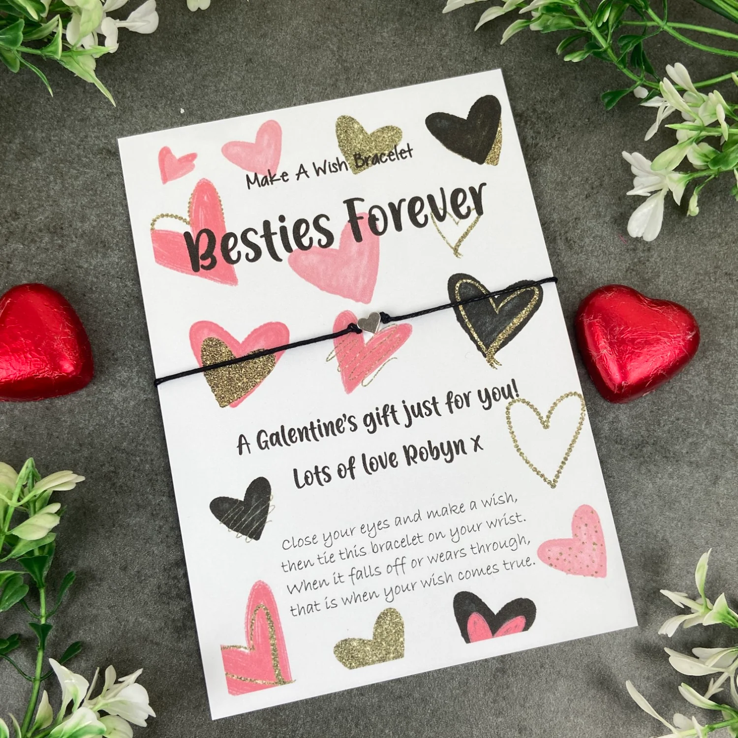 Galentine's Bracelet - Bestie's Forever Wish Bracelet - Image 3