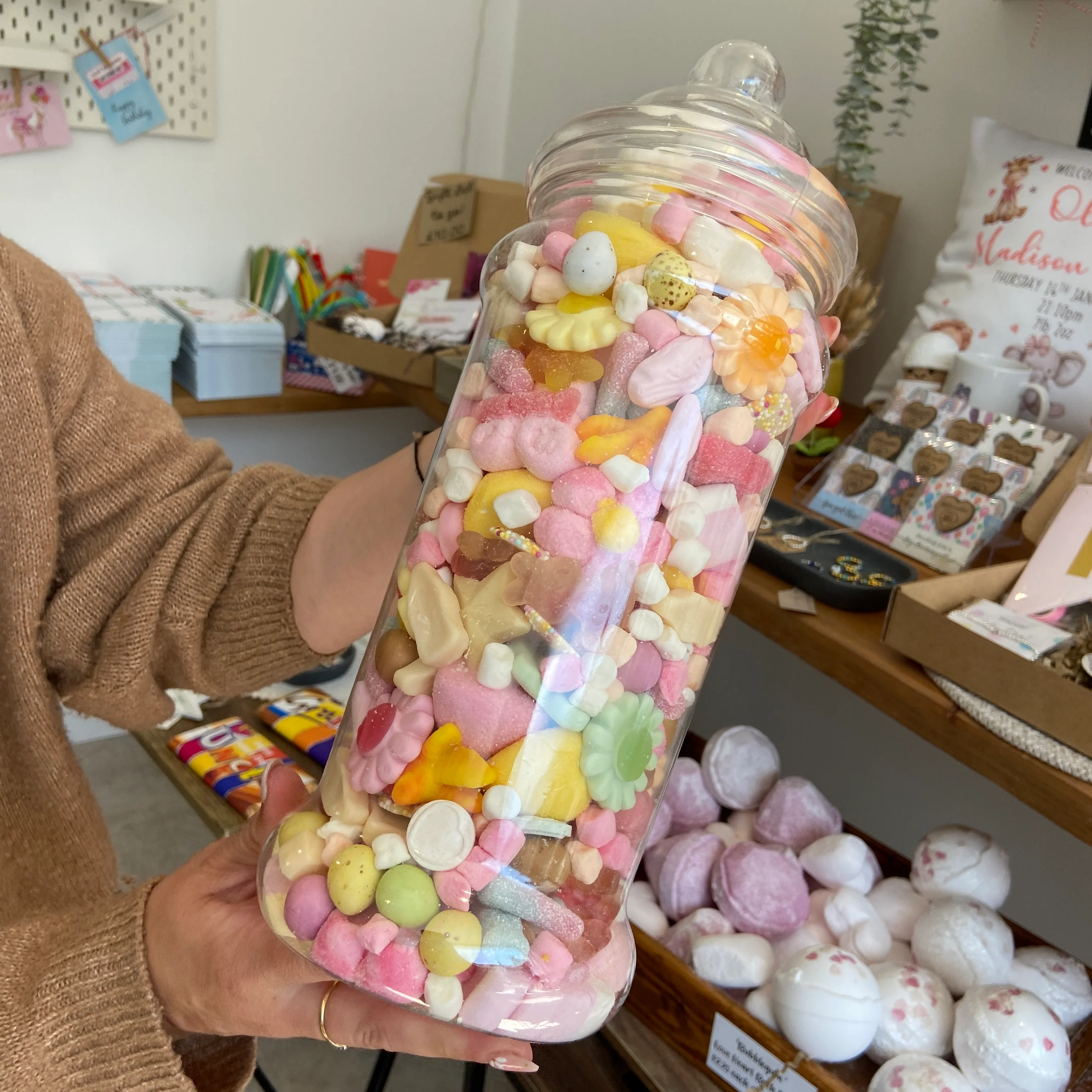 Giant Personalised  Sweet Jar - Thank You Gift for Nursery Staff / Teachers 🎁 - Image 3
