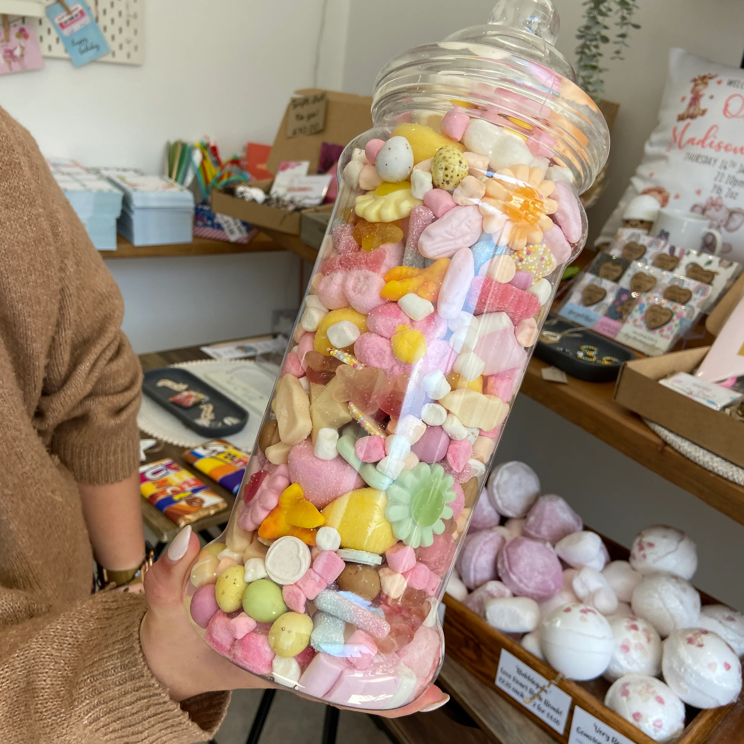Giant Personalised  Sweet Jar - Thank You Gift for Nursery Staff / Teachers 🎁 - Image 8