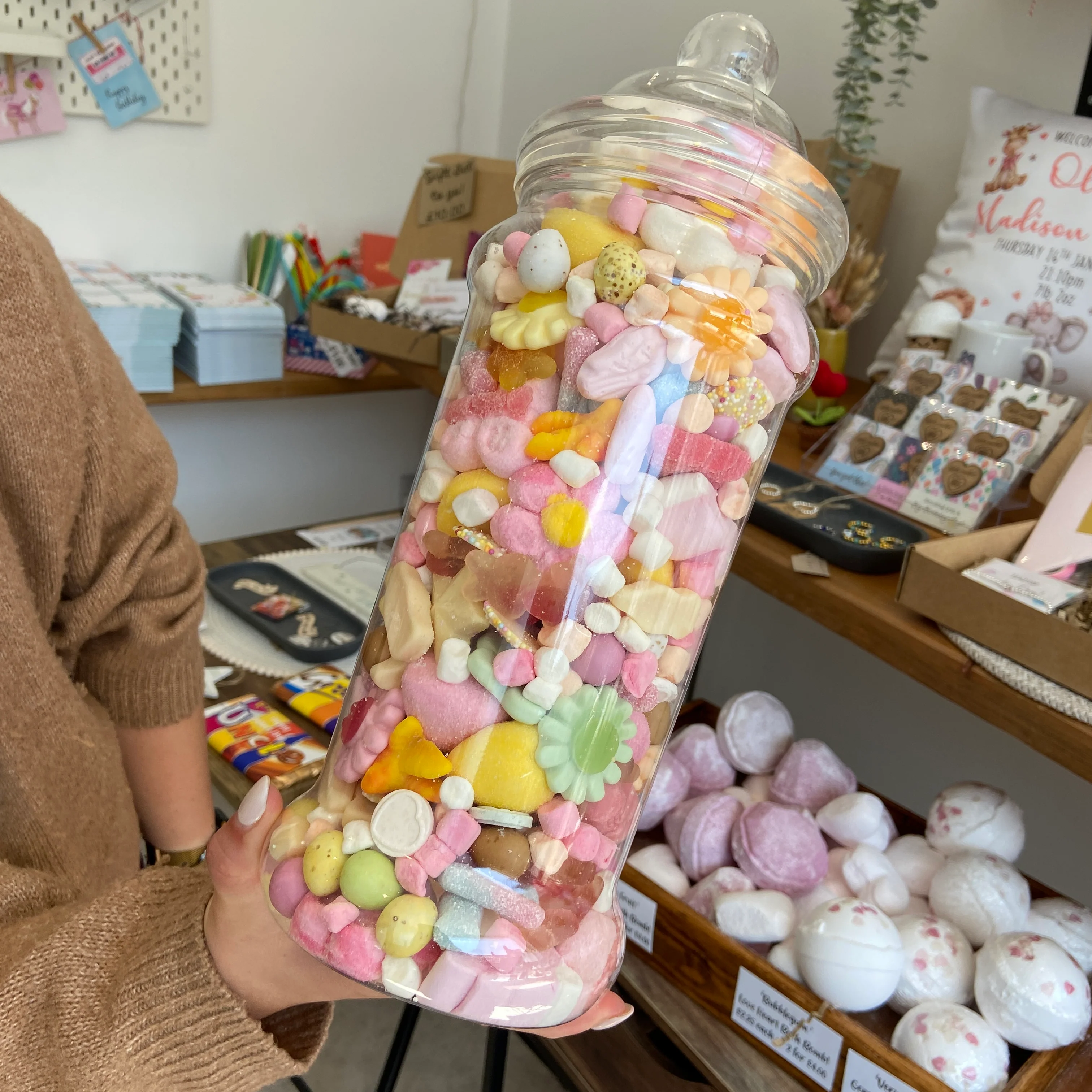 Giant Personalised  Sweet Jar - Thank You Gift for Nursery Staff / Teachers 🎁 - Image 9