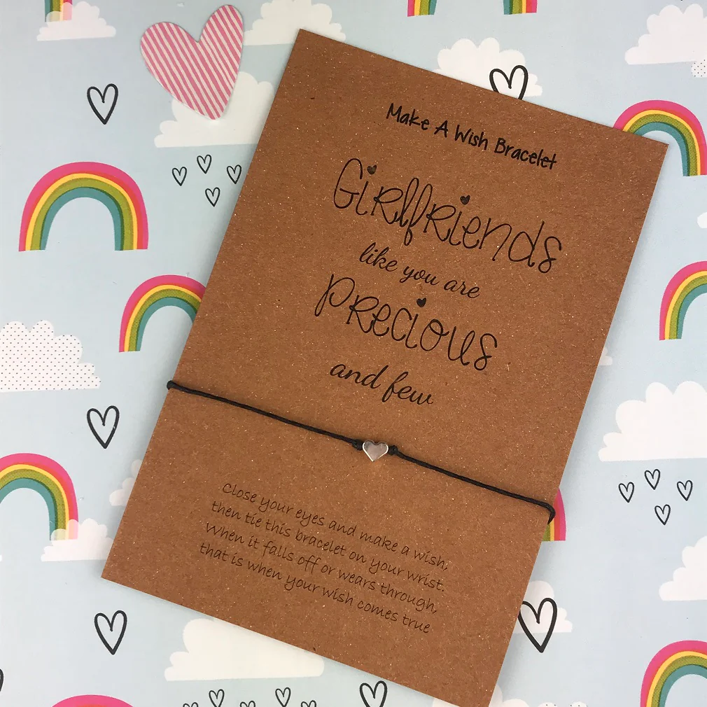 Girlfriends Like You Are Precious And Few Wish Bracelet - Image 5