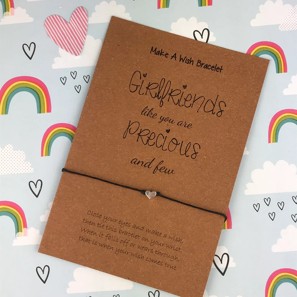 Girlfriends Like You Are Precious And Few Wish Bracelet - Image 8