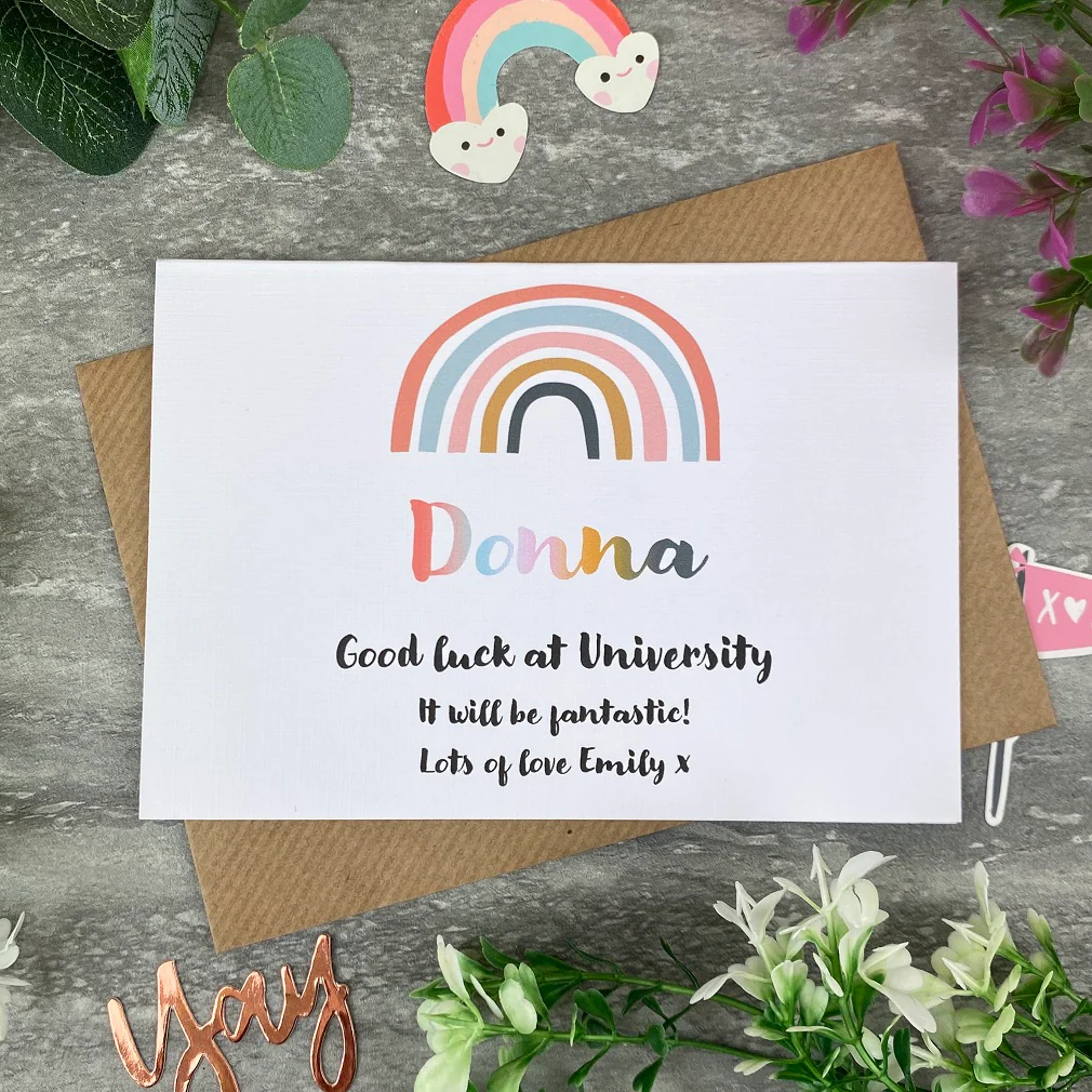 Good Luck At University Rainbow Card - Image 4