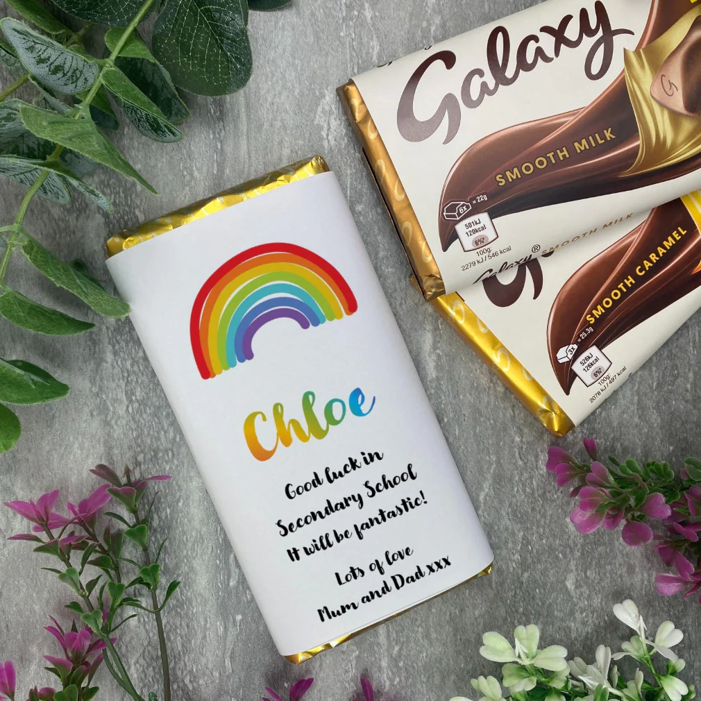 Good Luck In Secondary School Chocolate Bar