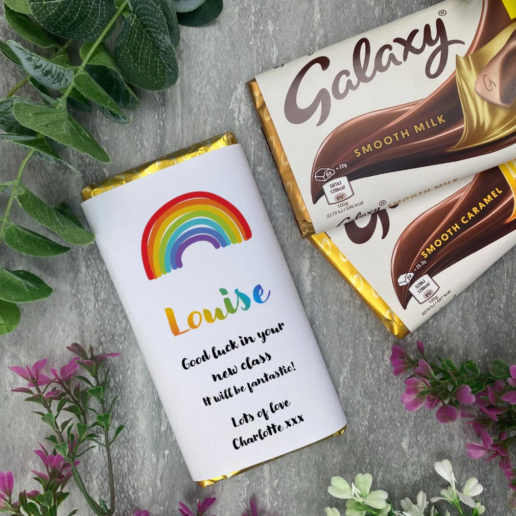 Good Luck In Your New Class Chocolate Bar - Image 3