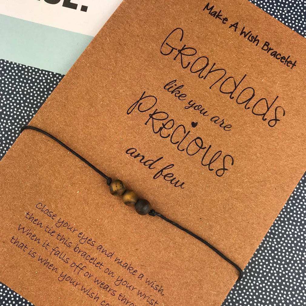 Grandads Like You Are Precious And Few Wish Bracelet - Image 7