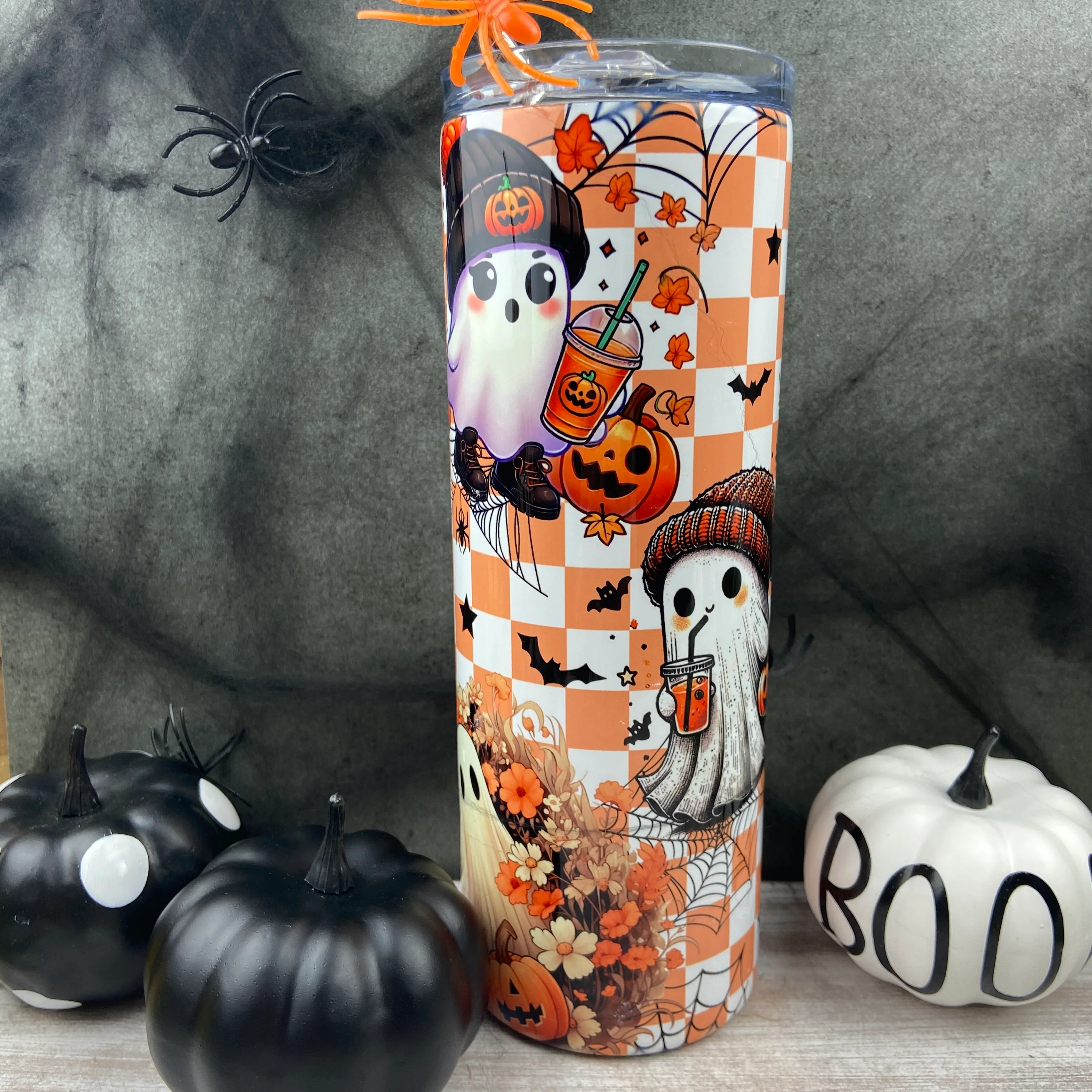 Cute Ghost Halloween Tumbler - Image 12