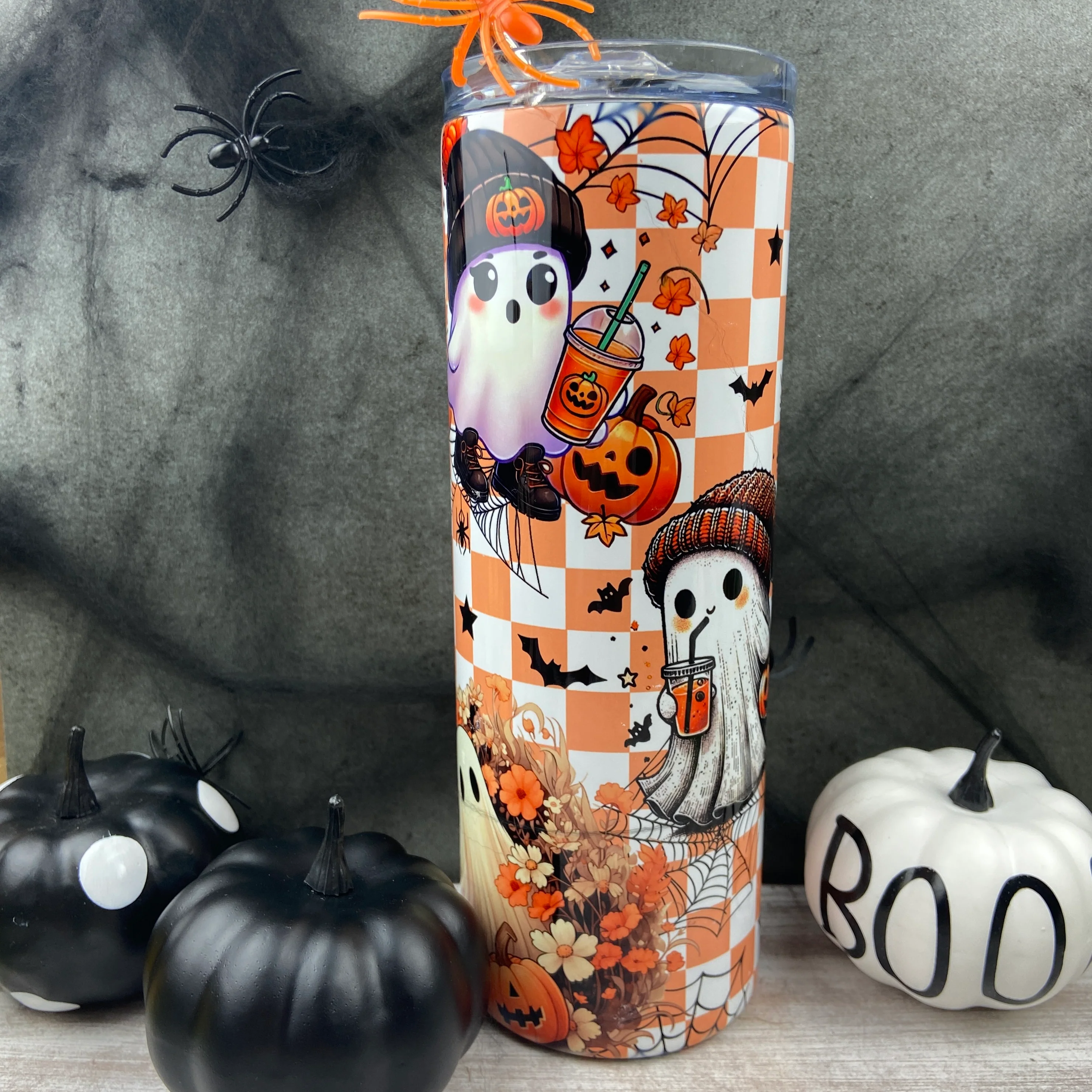 Cute Ghost Halloween Tumbler - Image 13