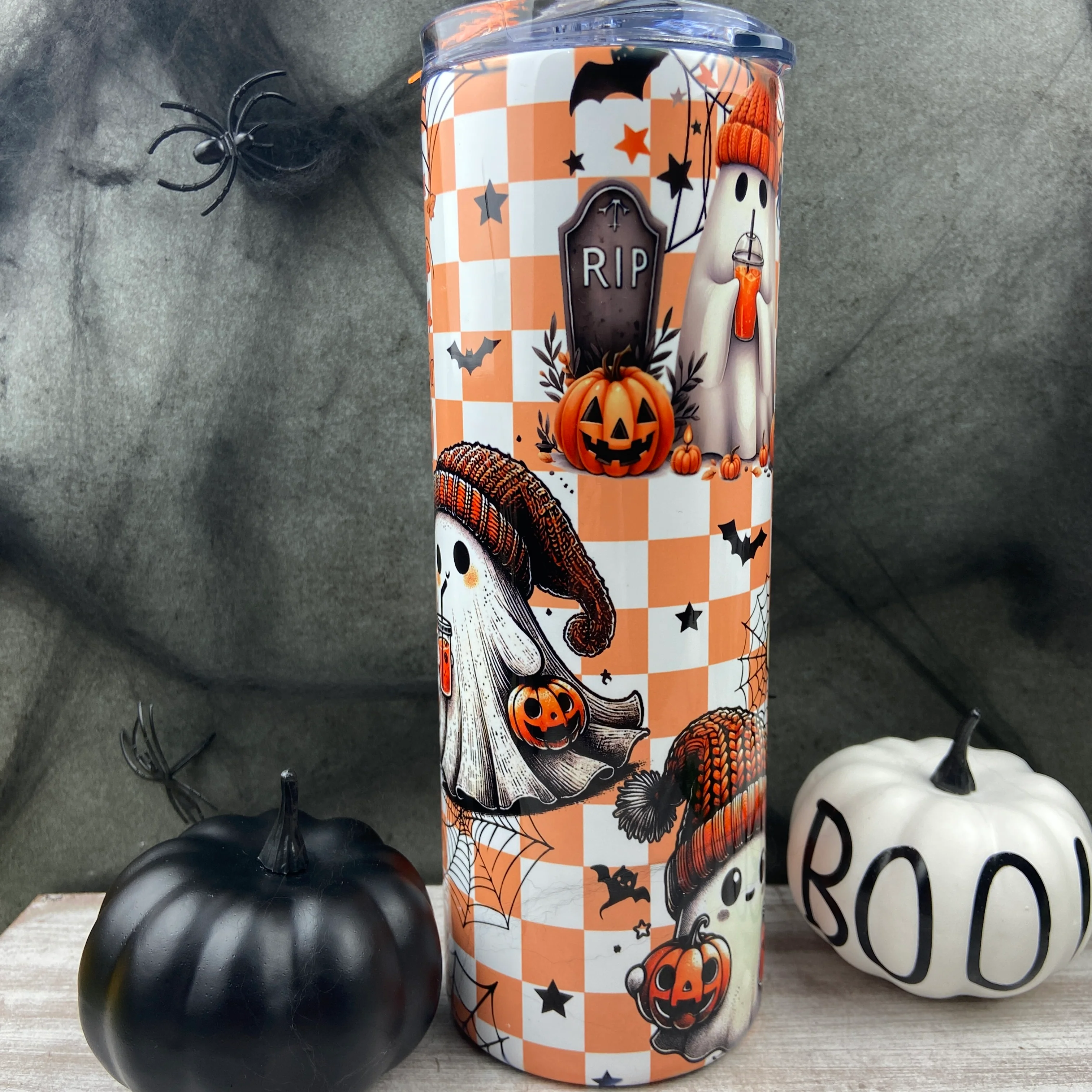 Cute Ghost Halloween Tumbler - Image 5