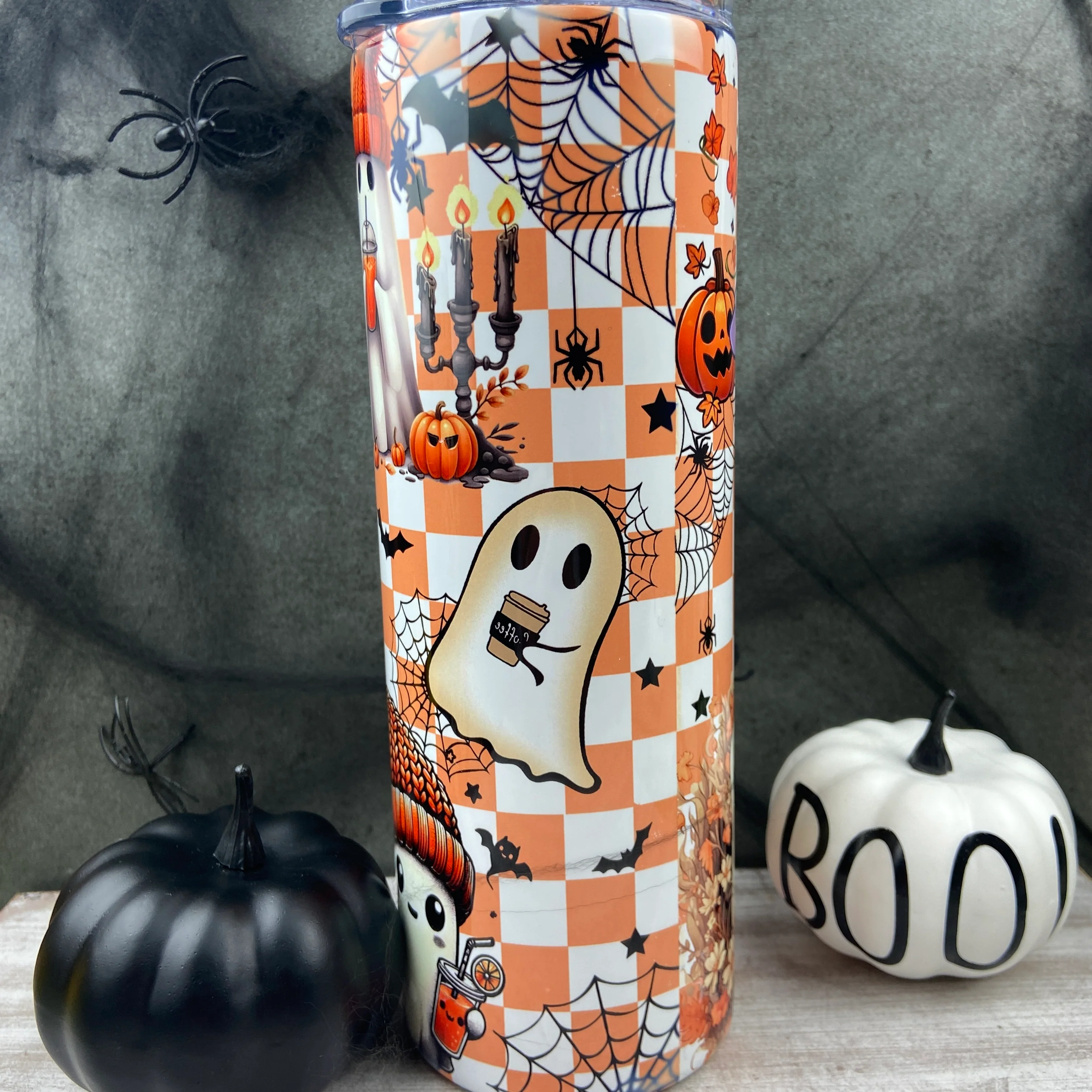 Cute Ghost Halloween Tumbler - Image 7
