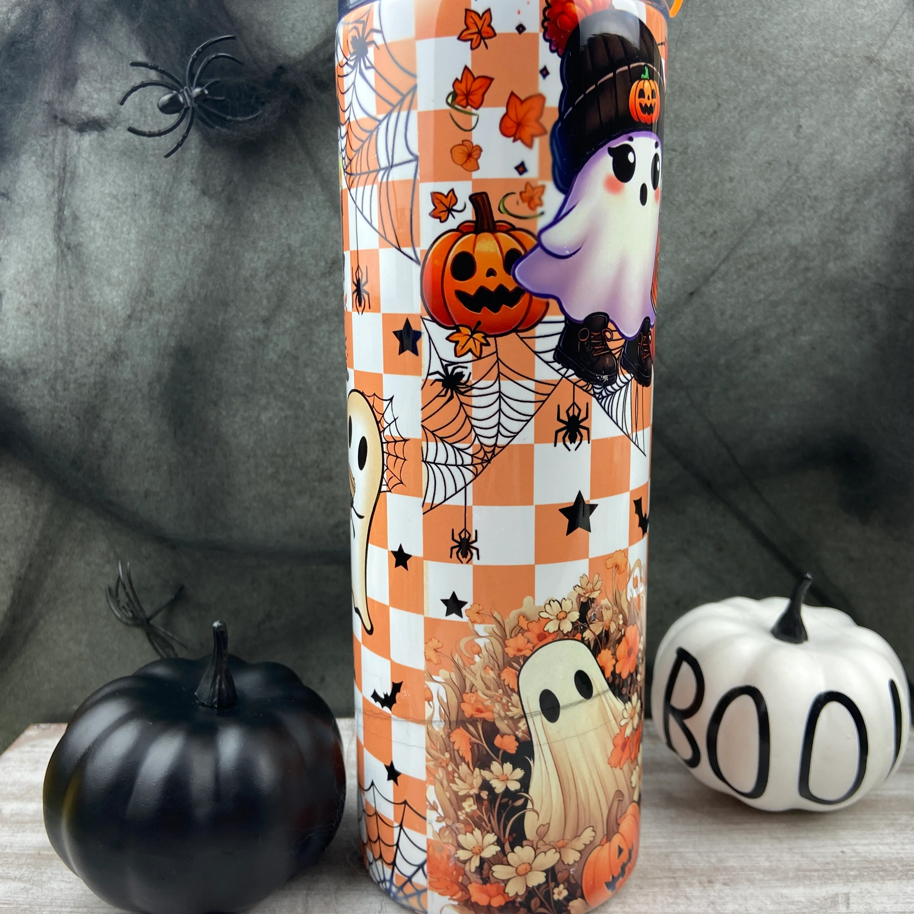 Cute Ghost Halloween Tumbler - Image 8