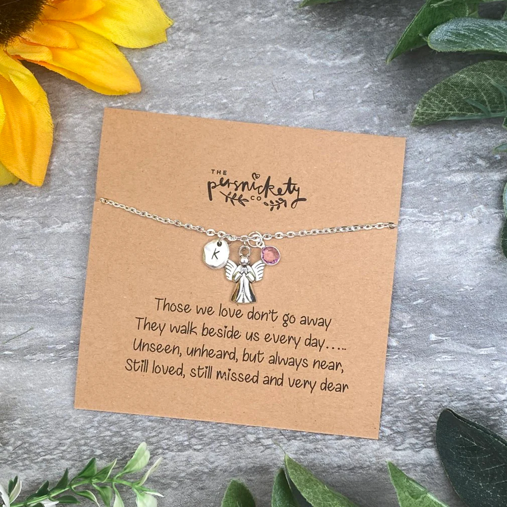 Guardian Angel 'Those We Love Don't Go Away' Charm Necklace