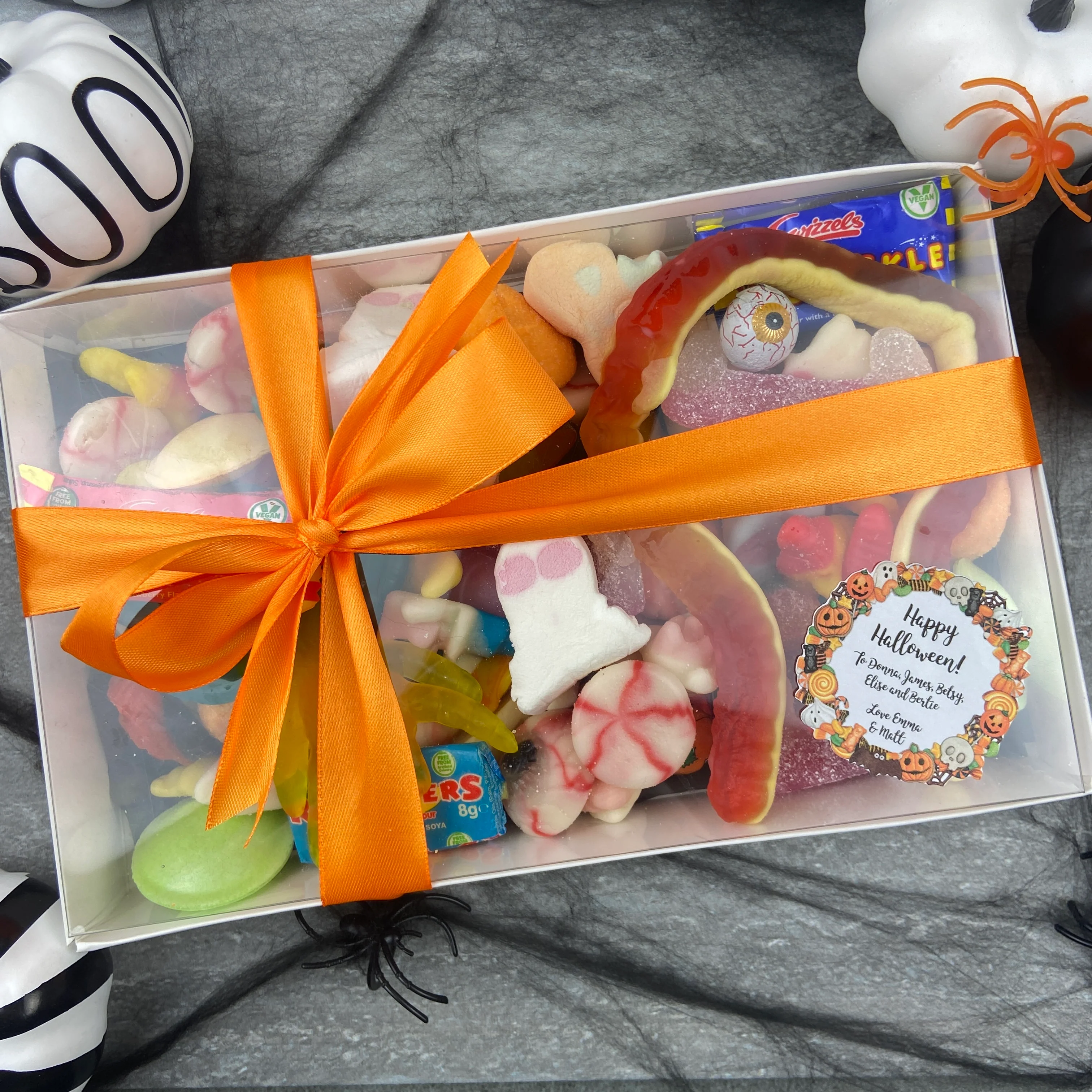 Halloween Wreath Personalised Sweet Box - Image 8