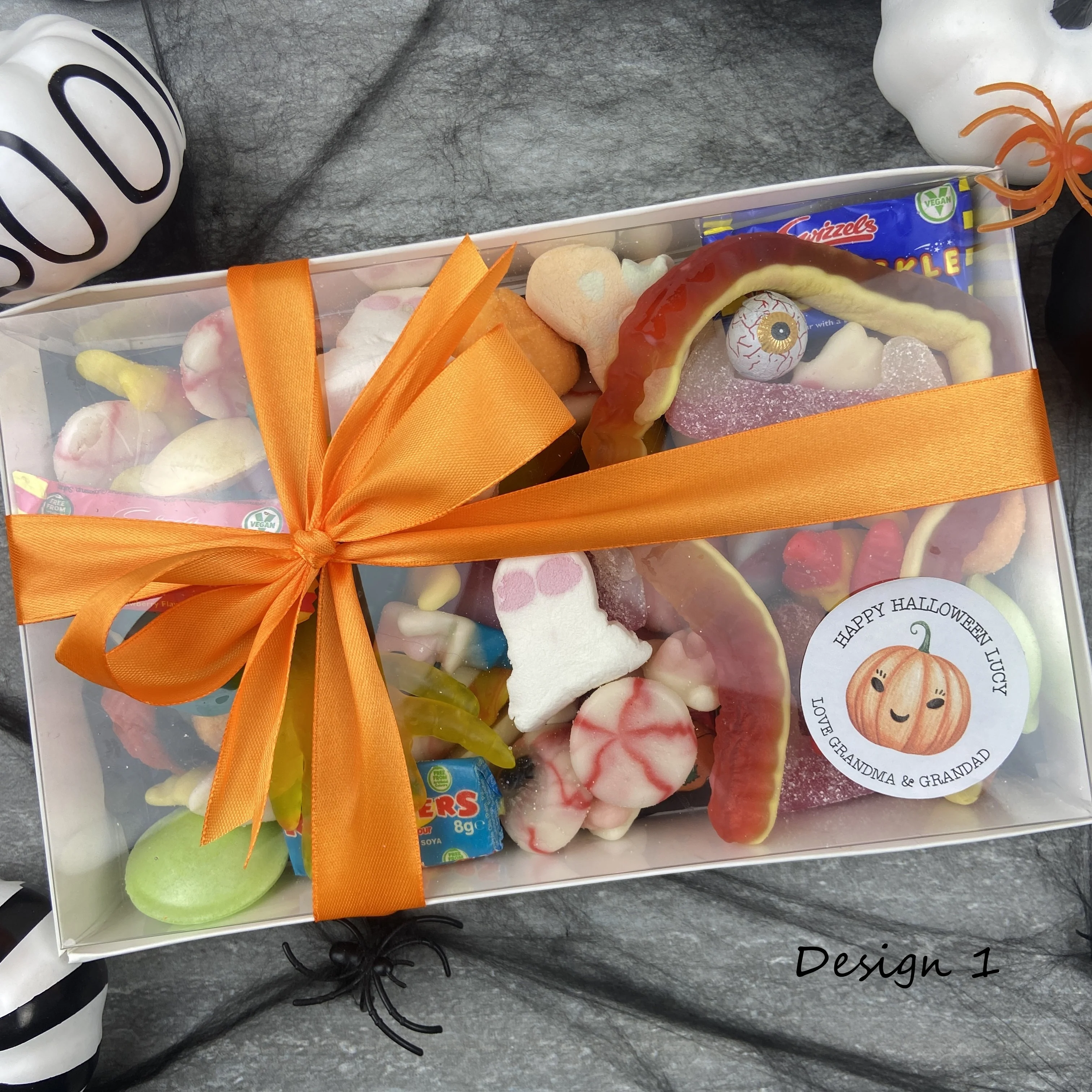Halloween Pumpkin Personalised Sweet Box - Image 2