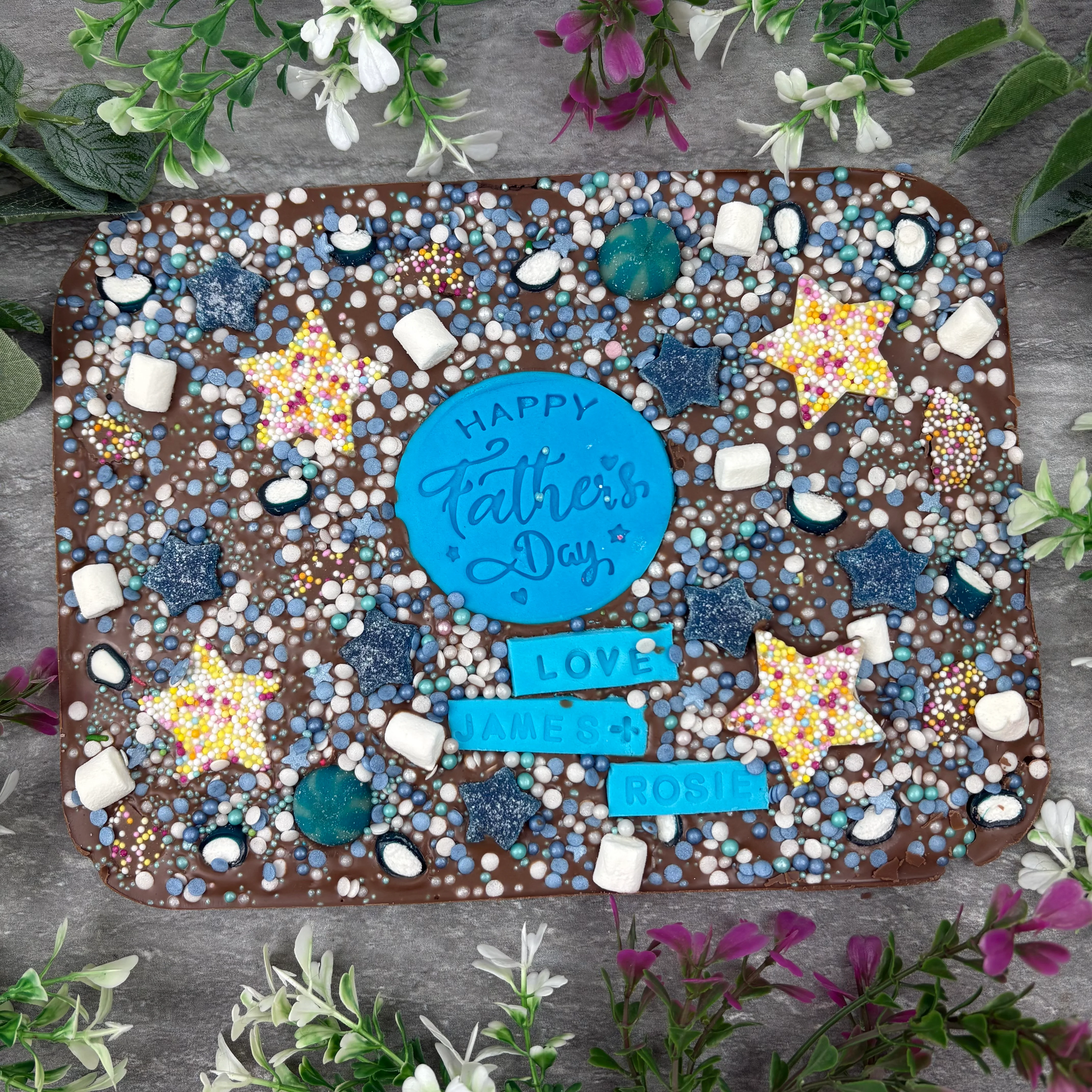 Giant Personalised Father’s Day Chocolate Slab - Image 2