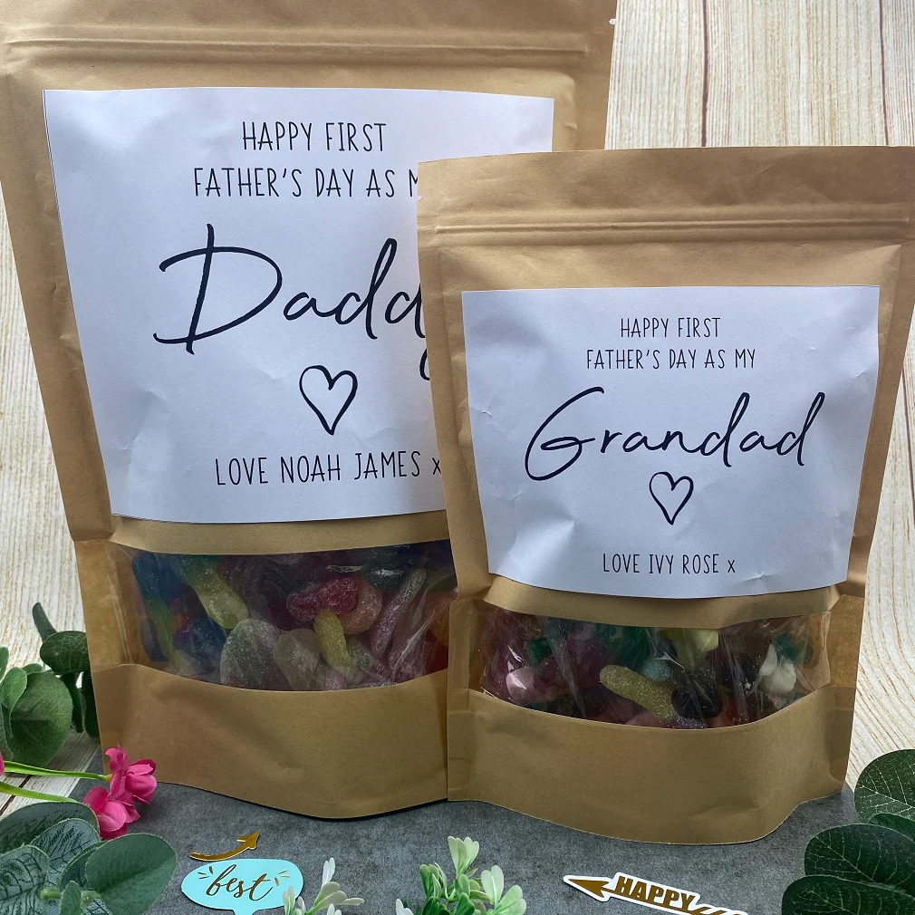 Happy 1st Fathers Day Sweet Pouch - Image 2