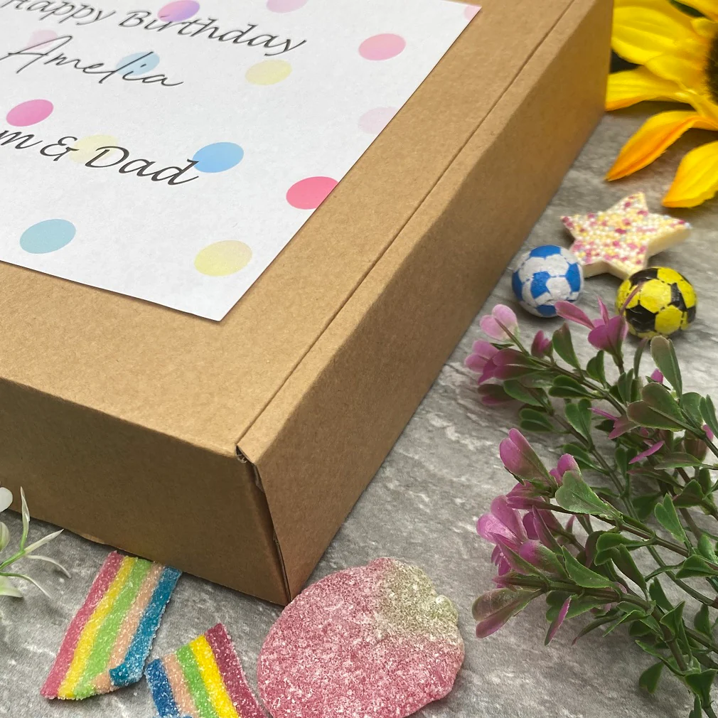 Happy Birthday Personalised Sweet Box - Image 2