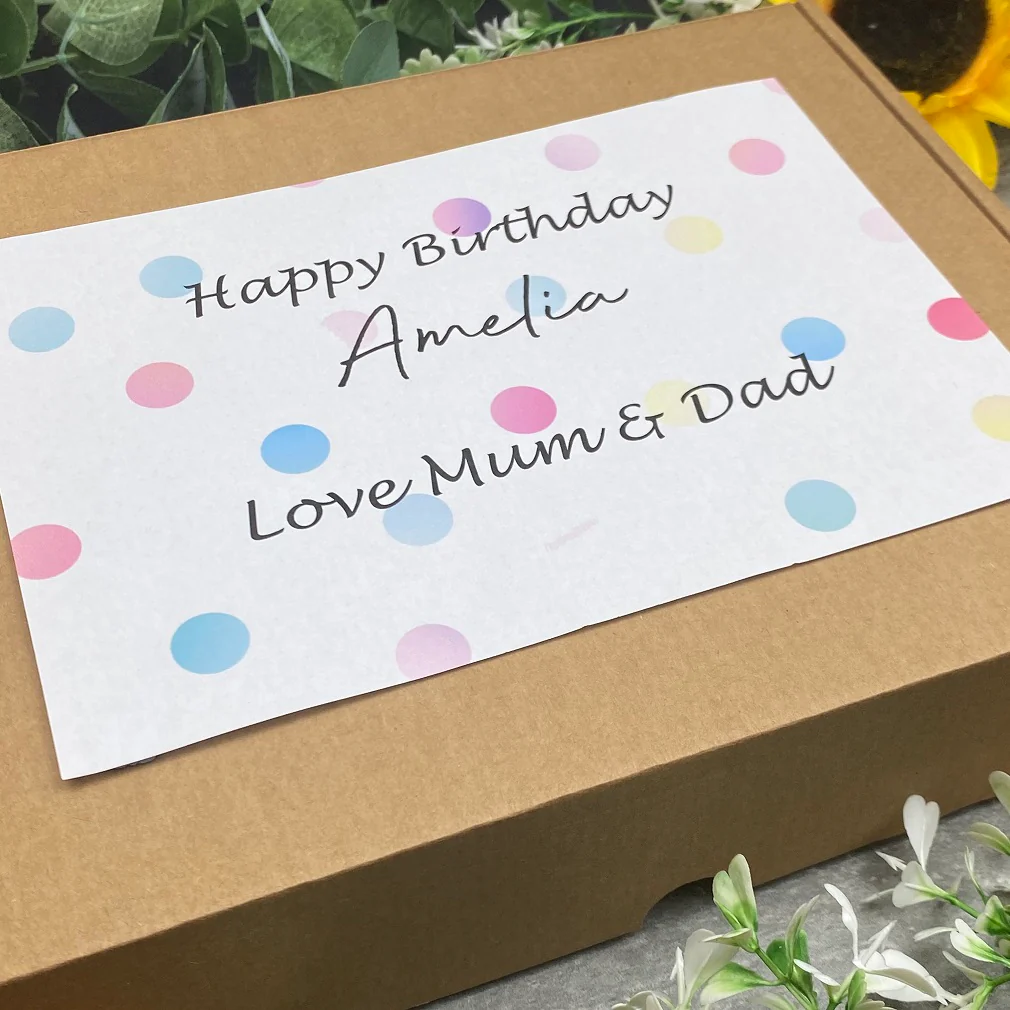 Happy Birthday Personalised Sweet Box - Image 3