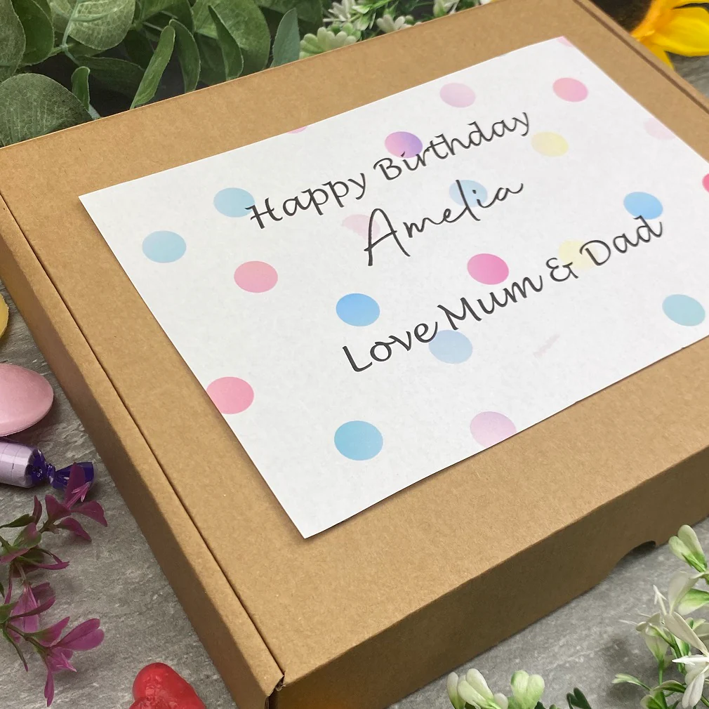 Happy Birthday Personalised Sweet Box - Image 6