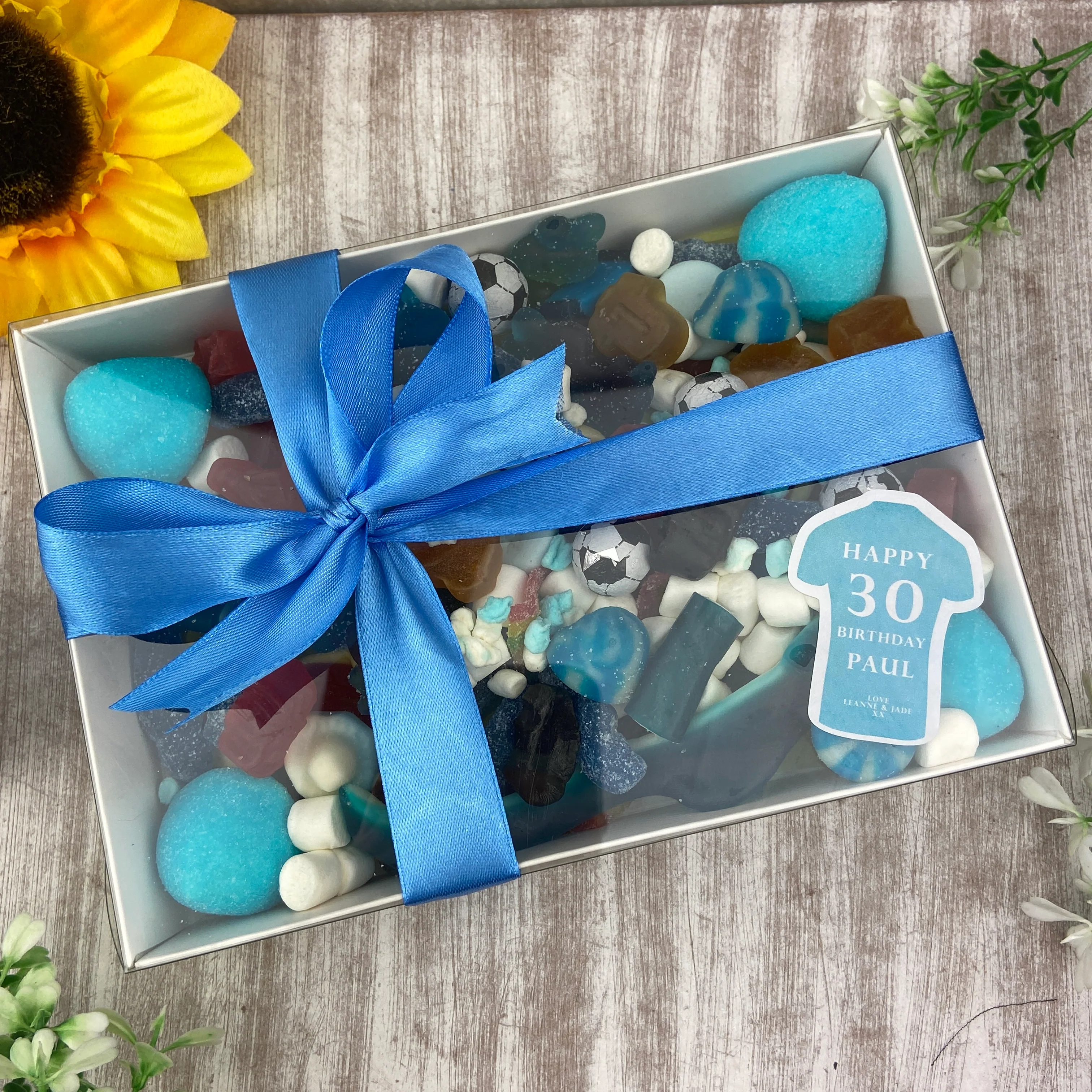 Happy Birthday Blue Sweet Box - Image 2