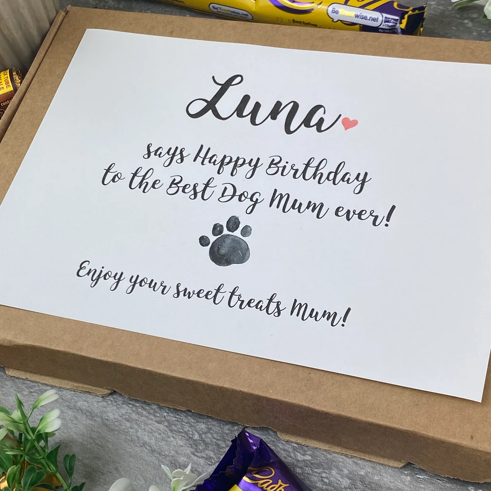 Happy Birthday Dog Mum / Dad - Personalised Chocolate Box - Image 2