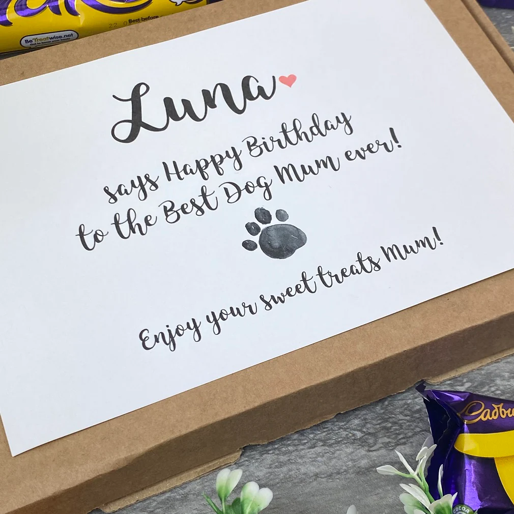 Happy Birthday Dog Mum / Dad - Personalised Chocolate Box - Image 8