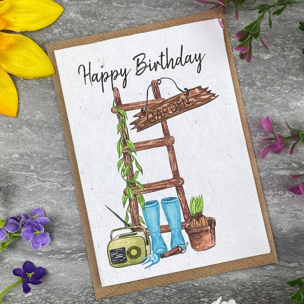 Happy Birthday Garden Plantable Seed Card - Image 5