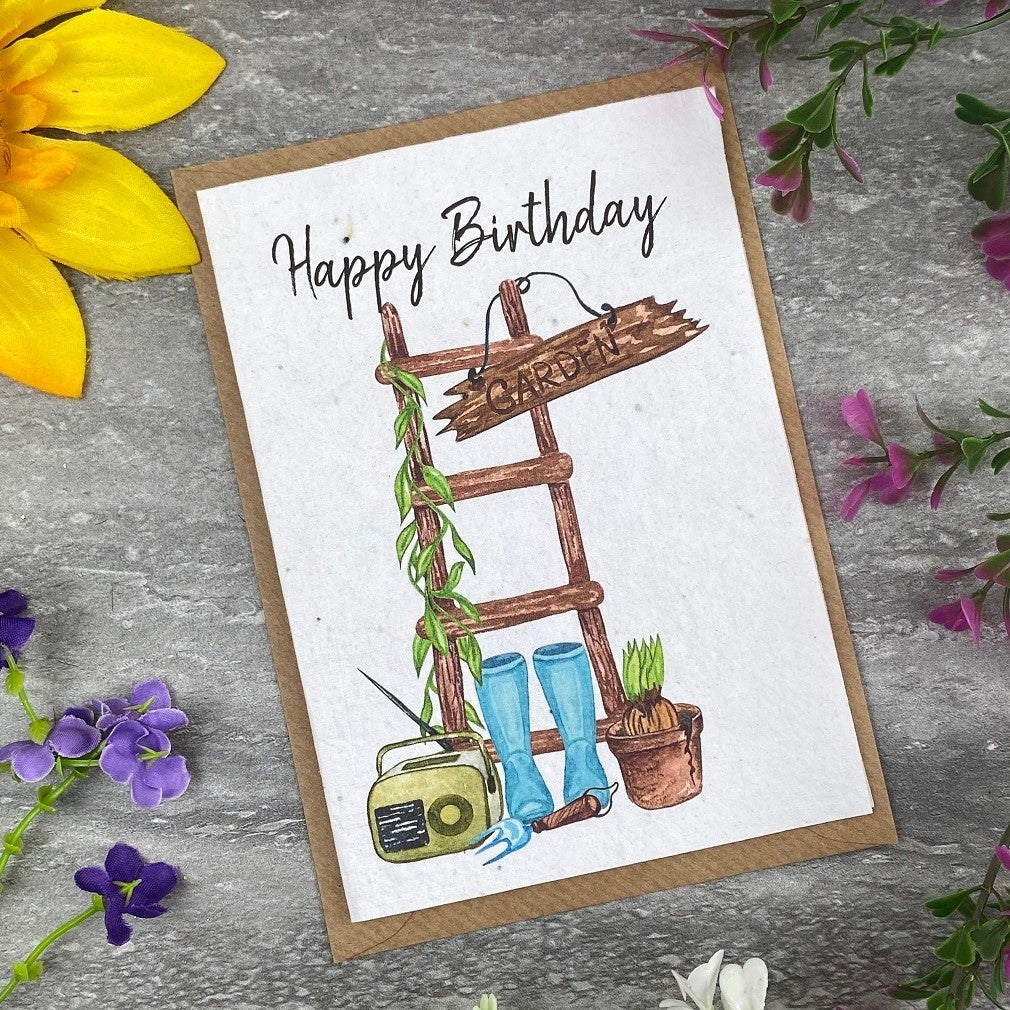 Happy Birthday Garden Plantable Seed Card - Image 6
