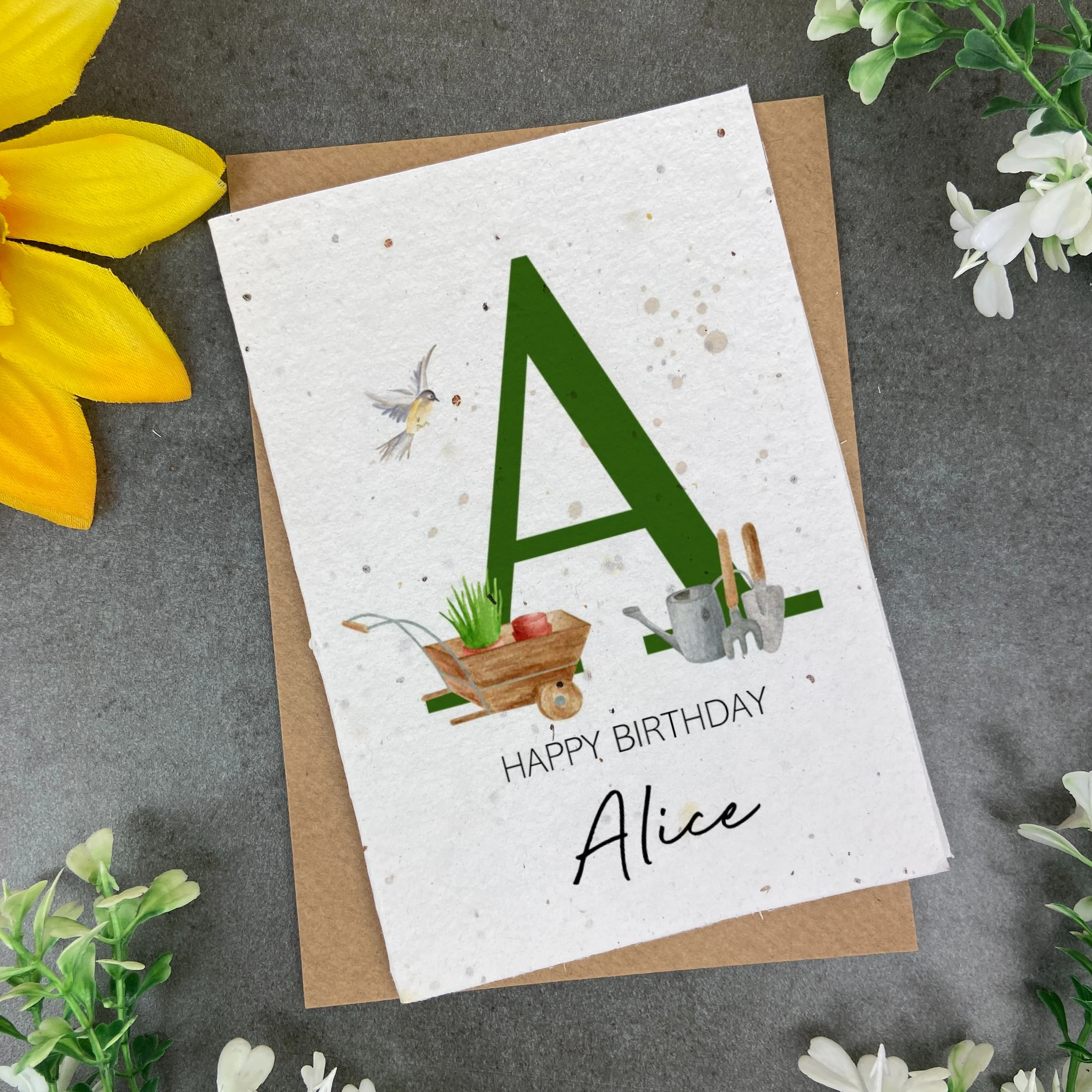 Happy Birthday Personalised Plantable Seed Card - Image 5