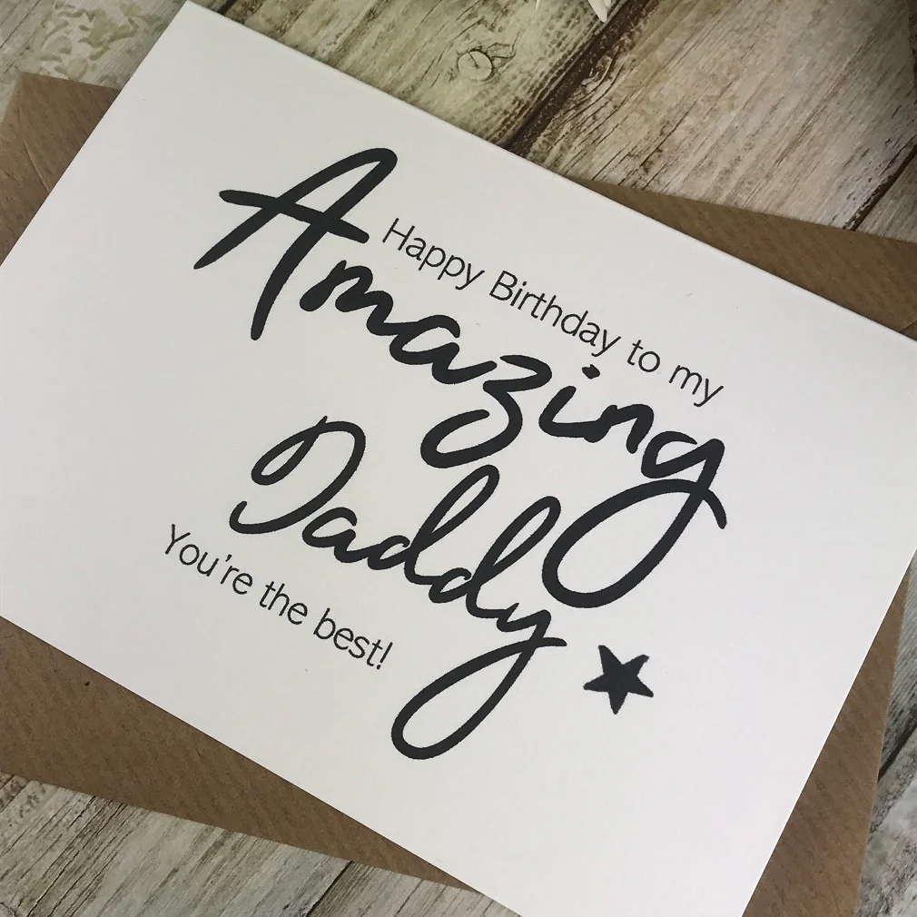 Happy Birthday To My Amazing Daddy Card - Image 5